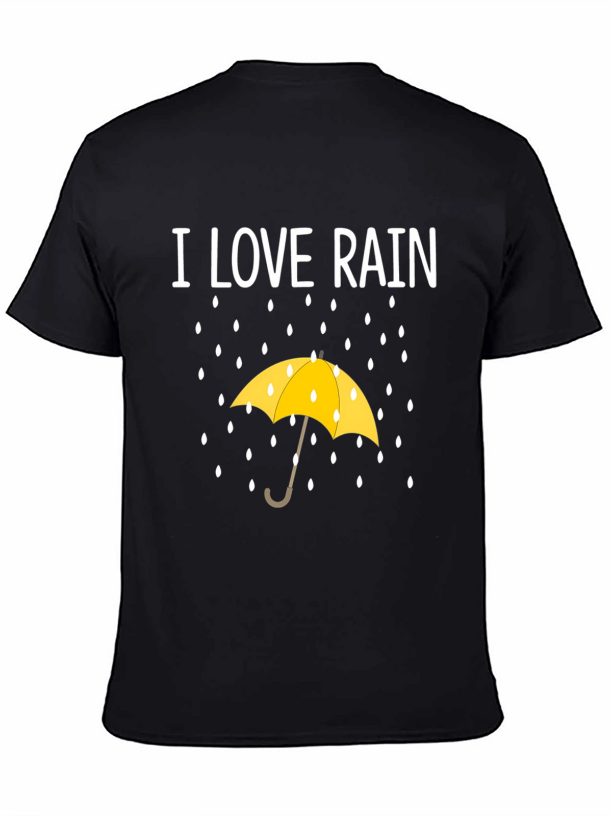 I Love Rain T-Shirt - Weather Umbrella Graphic Tee