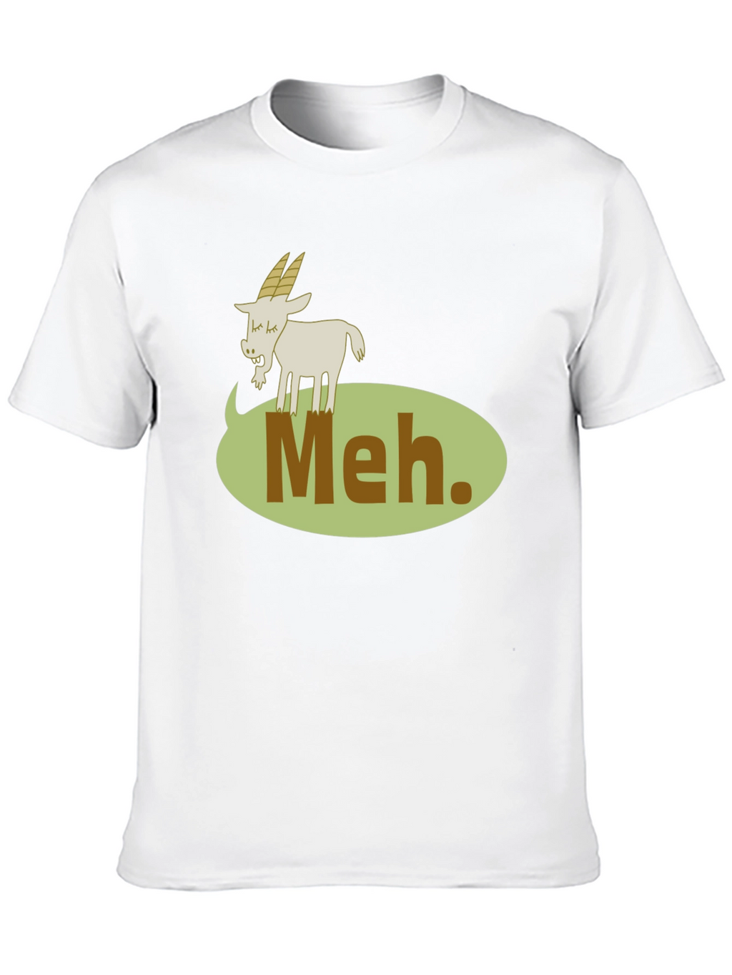 Meh. Goat Graphic T-Shirt - Casual Comfort