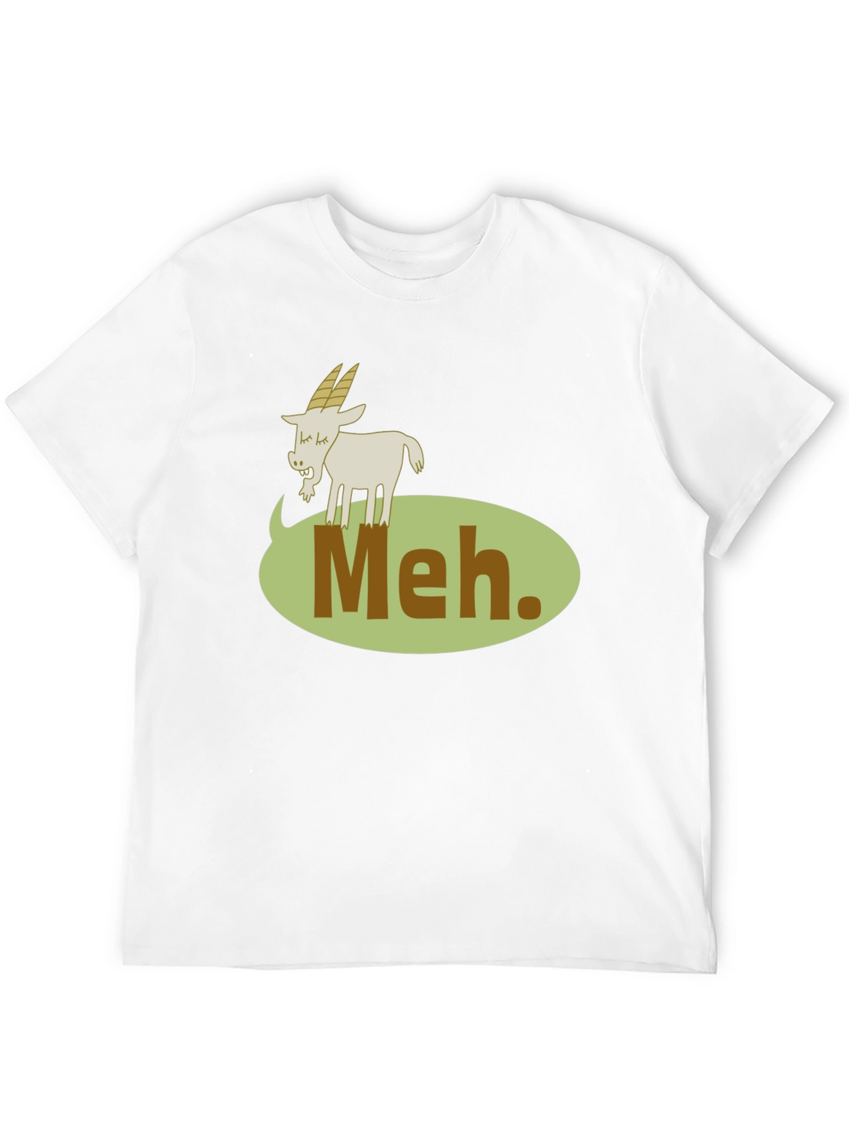 Meh. Goat Graphic T-Shirt - Casual Comfort