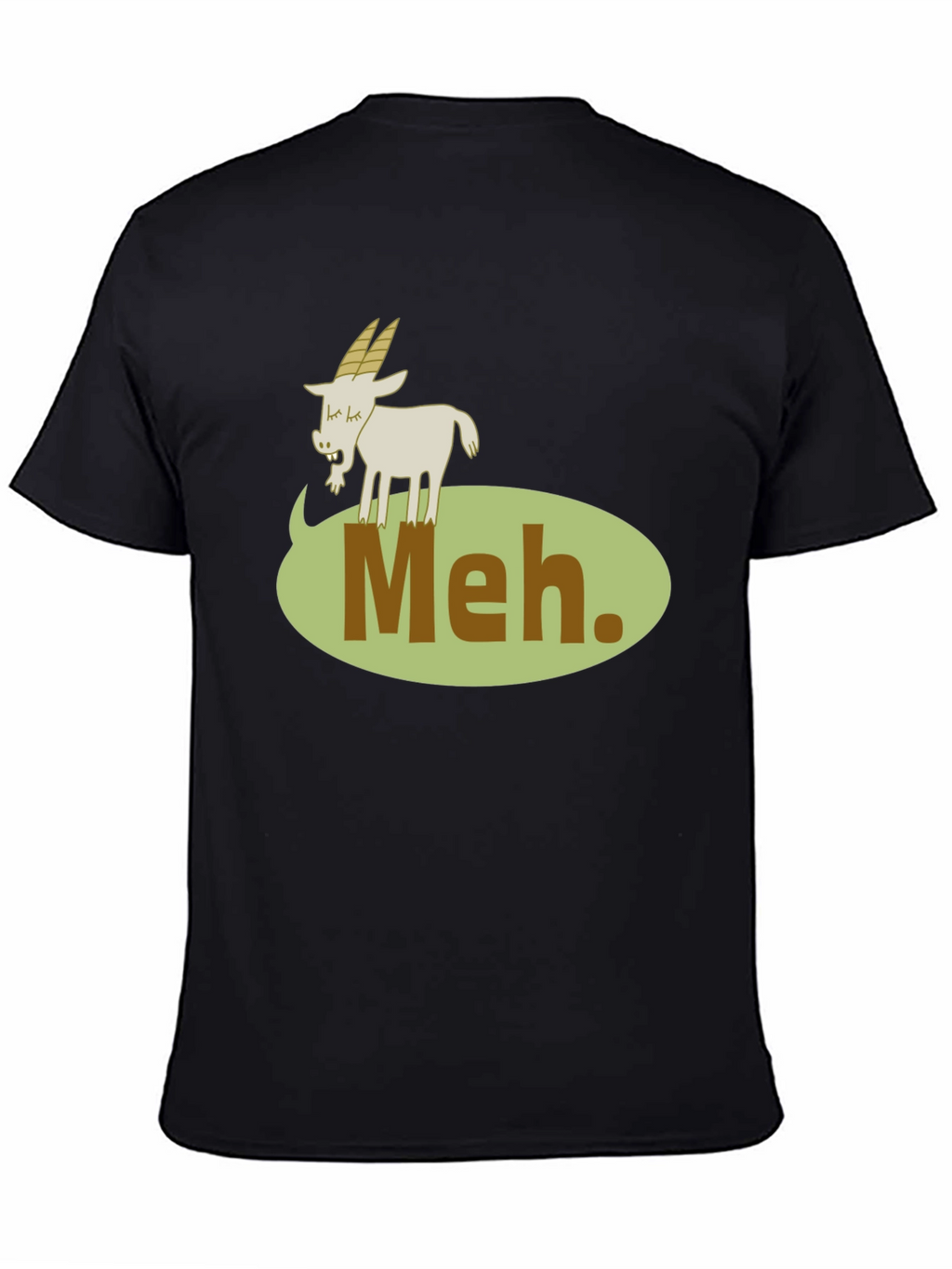 Meh. Goat Graphic T-Shirt - Casual Comfort