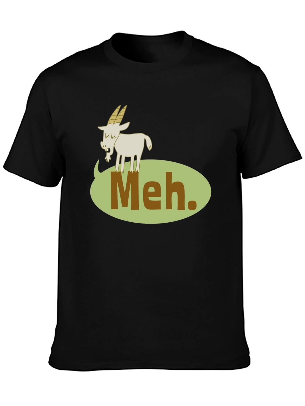 Meh. Goat Graphic T-Shirt - Casual Comfort