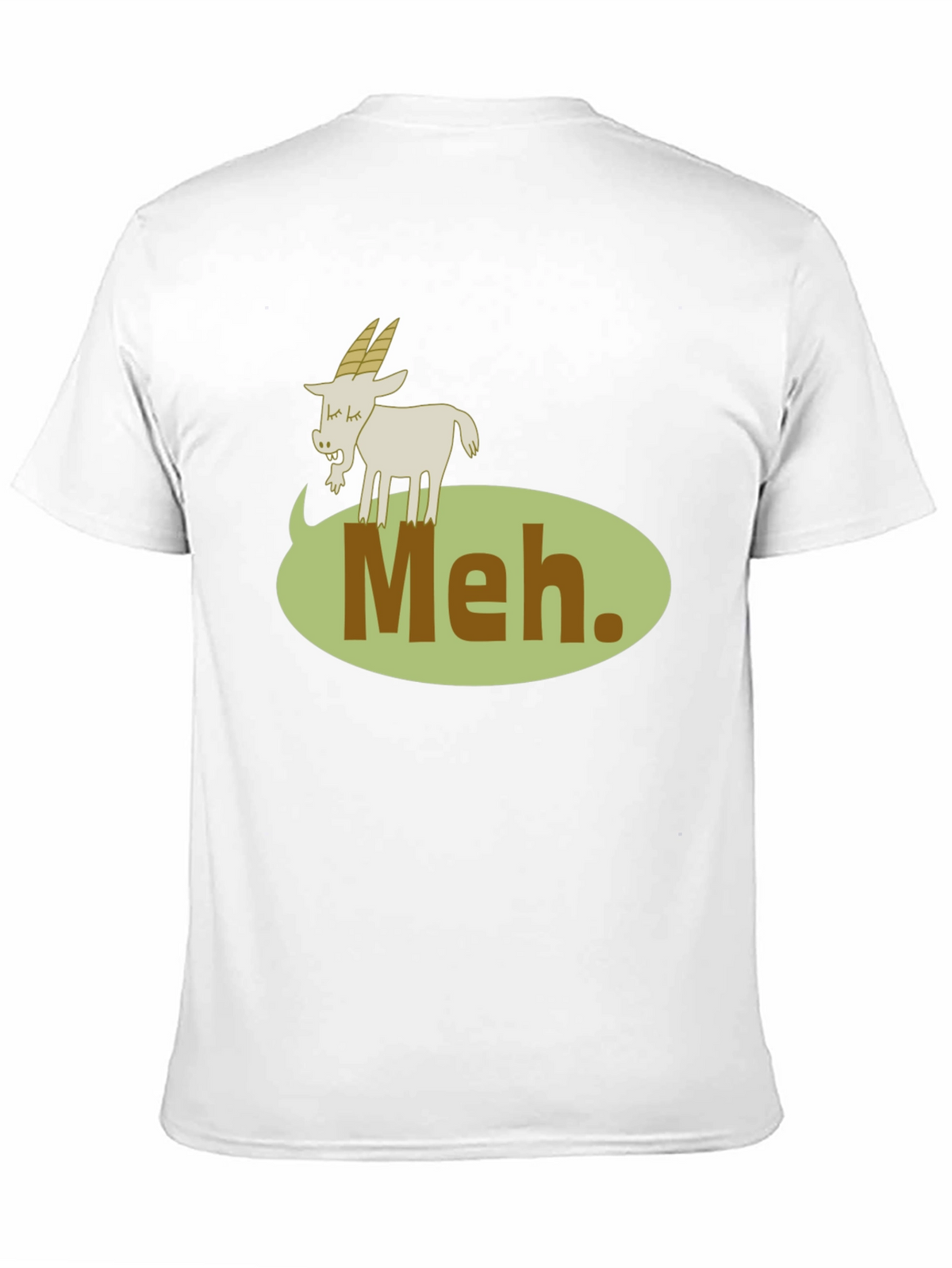 Meh. Goat Graphic T-Shirt - Casual Comfort