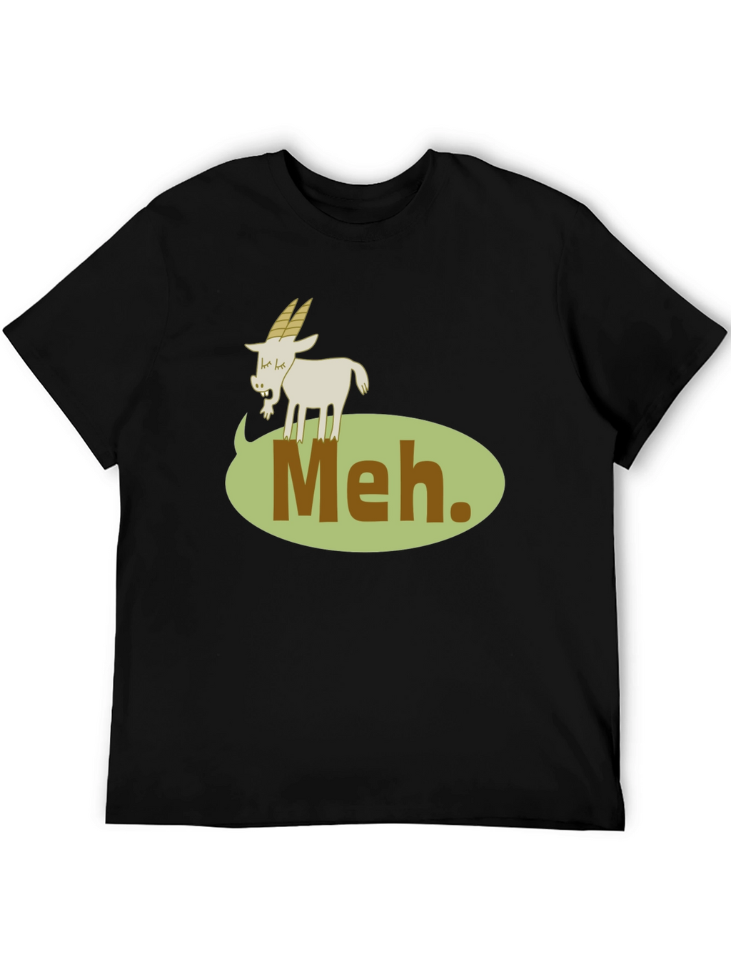 Meh. Goat Graphic T-Shirt - Casual Comfort
