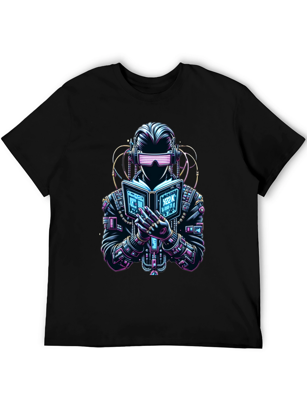Cyberpunk Reader Graphic T-Shirt