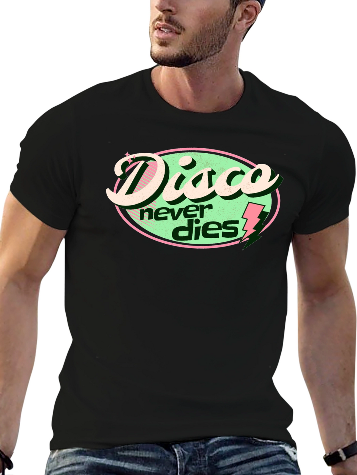 Disco Never Dies Graphic T-Shirt