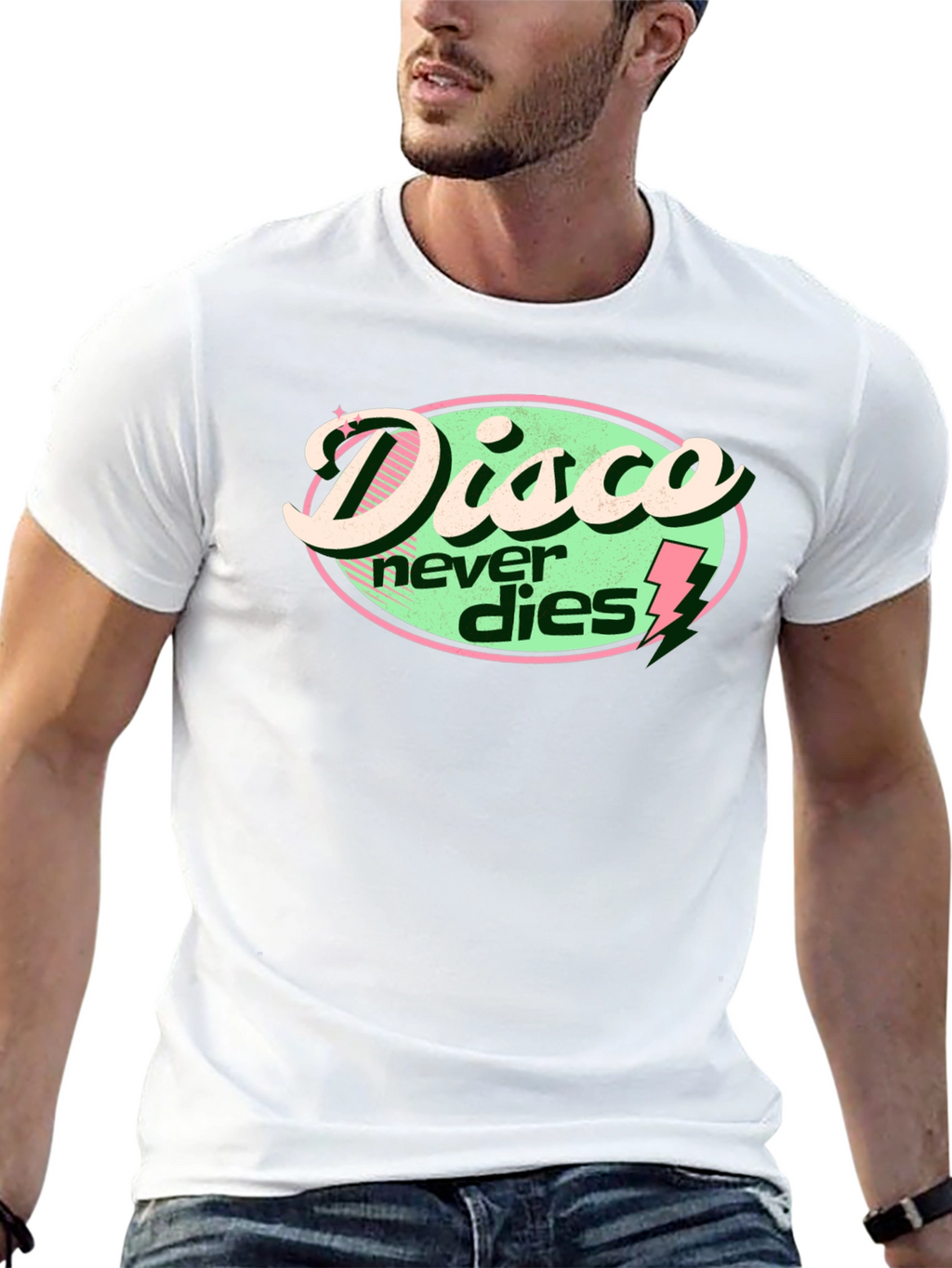 Disco Never Dies Graphic T-Shirt