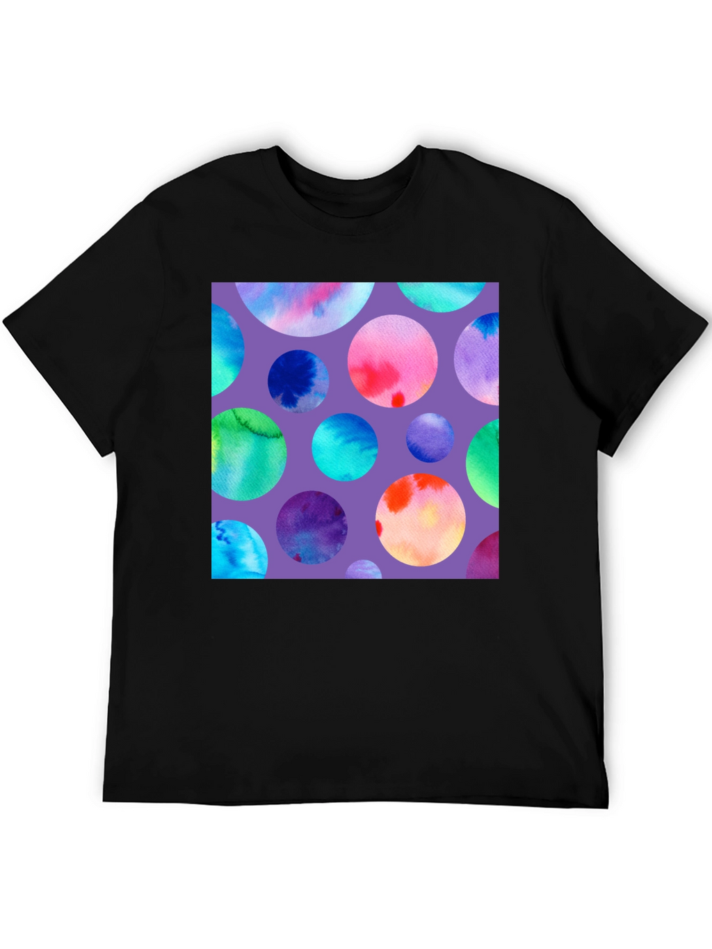 Watercolor Circles Graphic Tee