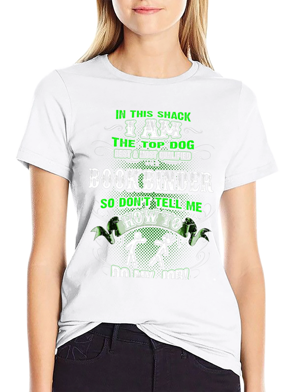 Book Binder Top Dog Graphic Tee