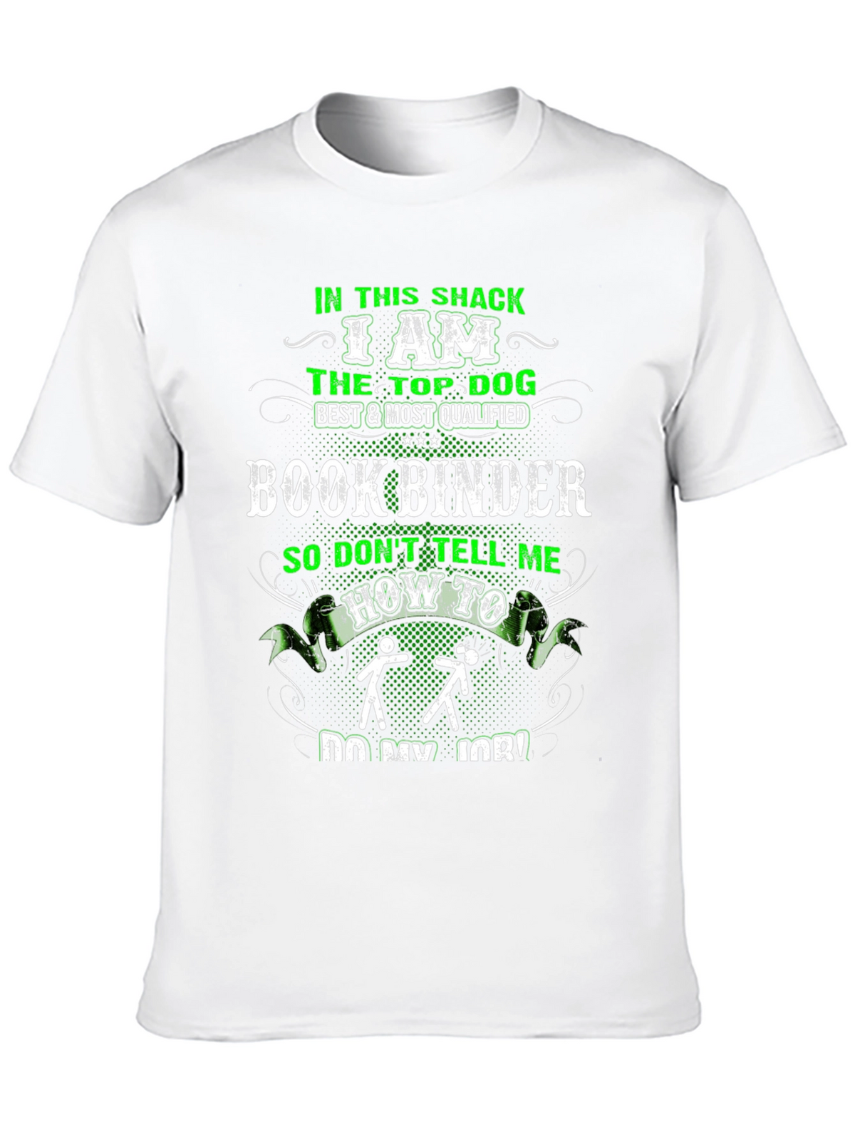 Book Binder Top Dog Graphic Tee