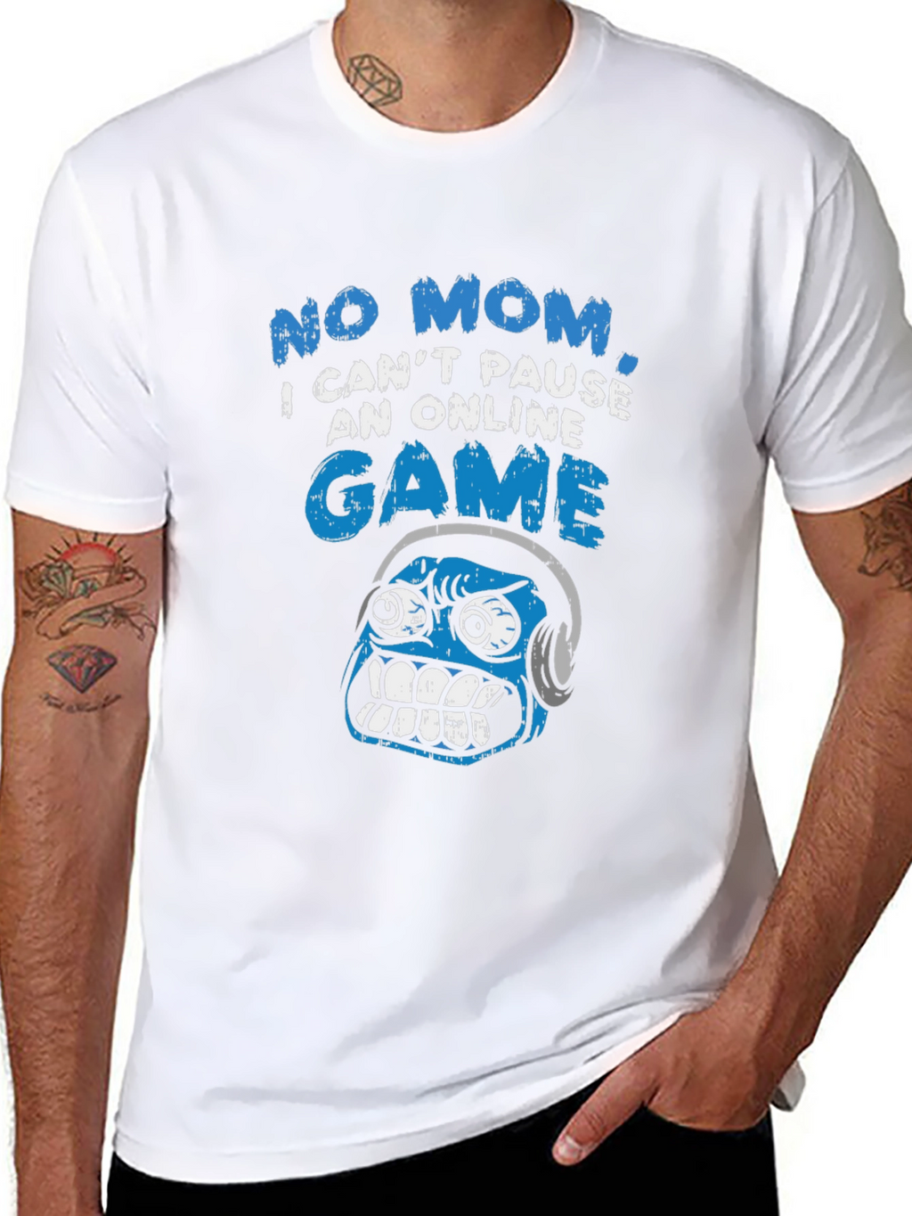 Gamer T-Shirt - No Pause Online Game Funny Tee