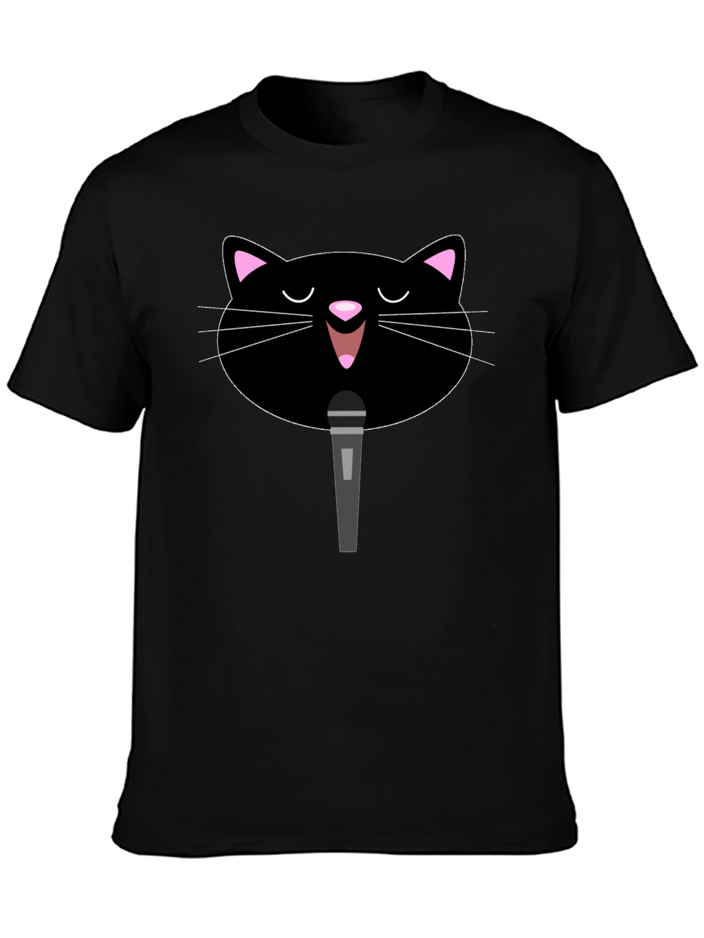 Karaoke Cat T-Shirt - Sing Your Heart Out!