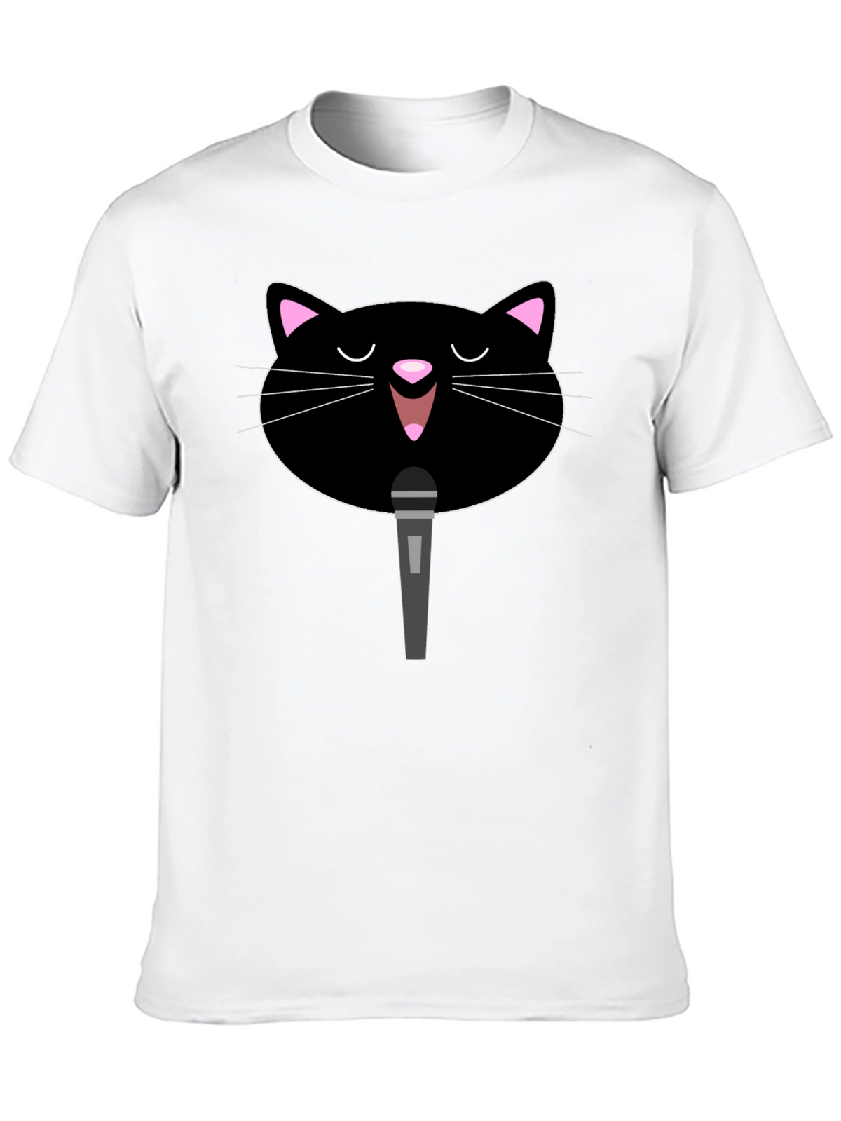 Karaoke Cat T-Shirt - Sing Your Heart Out!