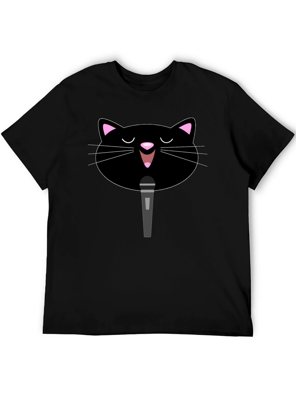 Karaoke Cat T-Shirt - Sing Your Heart Out!