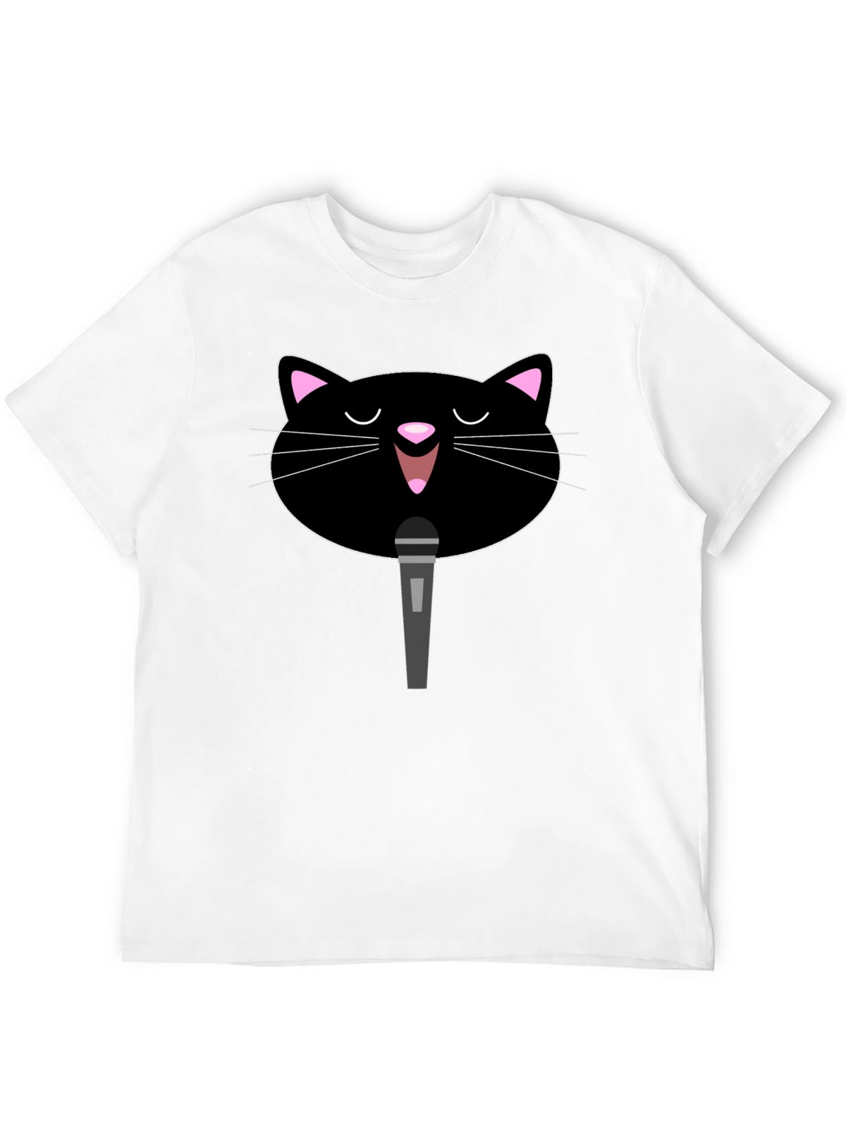Karaoke Cat T-Shirt - Sing Your Heart Out!