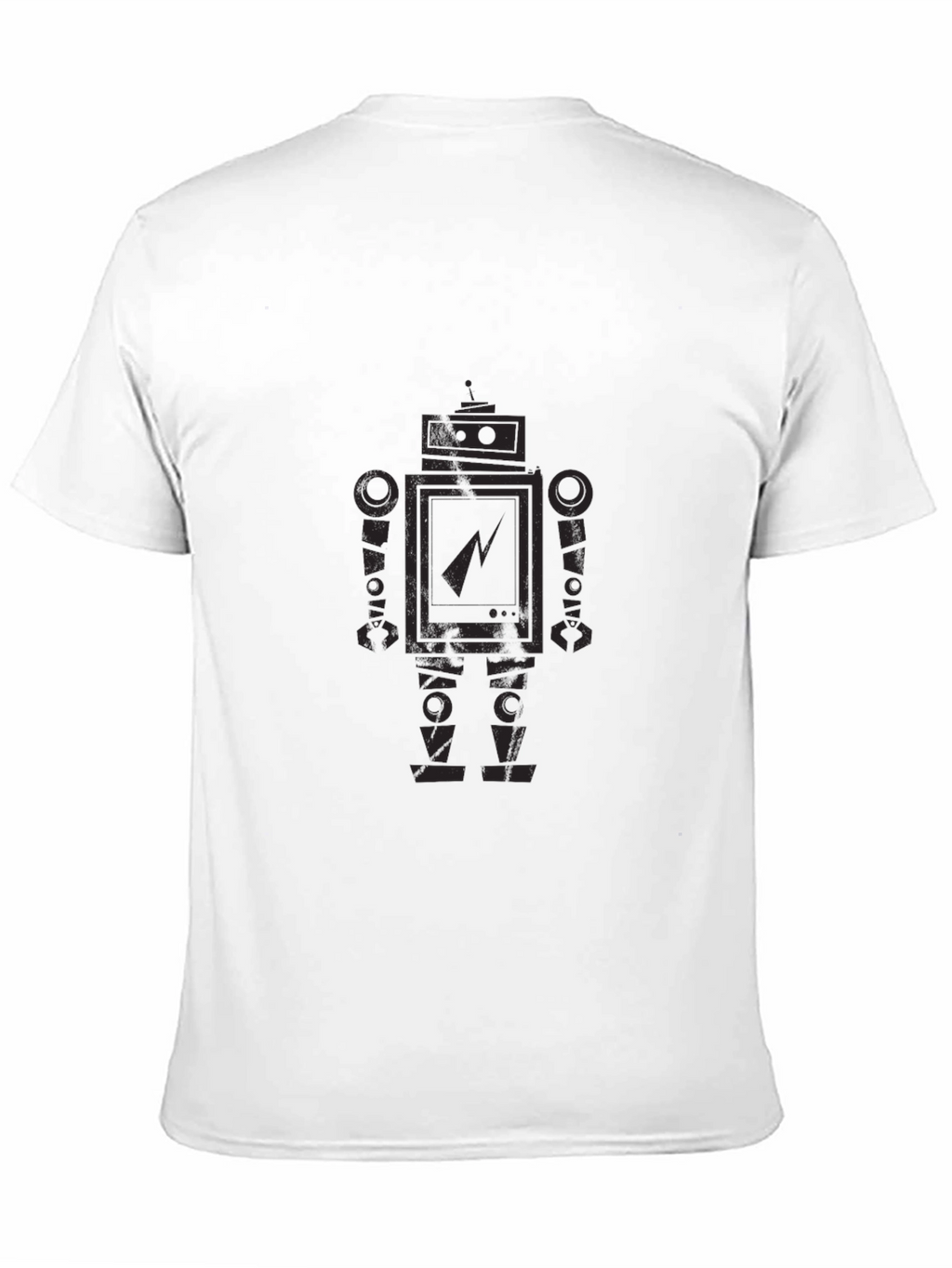 Robot Graphic Print T-Shirt