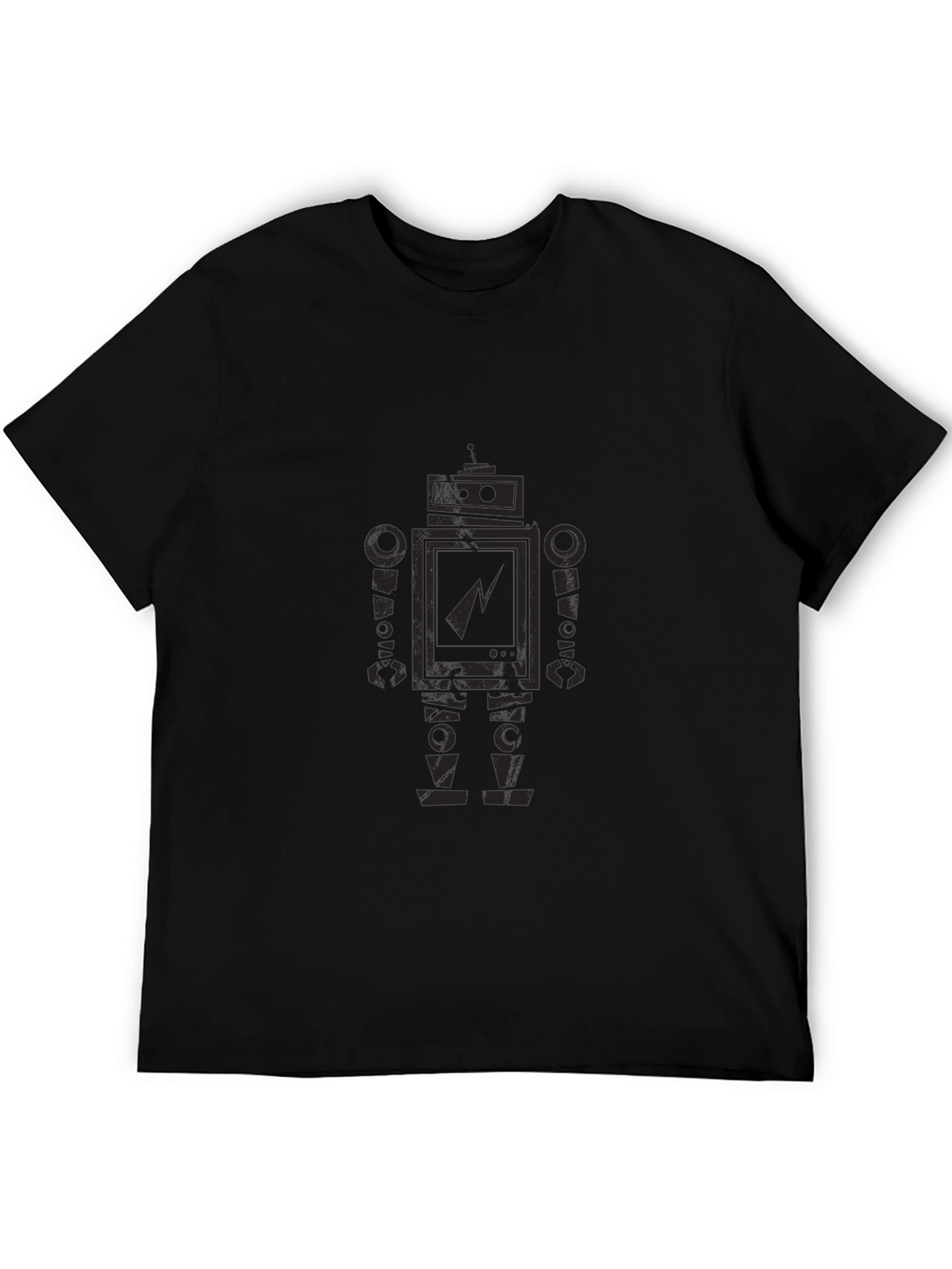 Robot Graphic Print T-Shirt