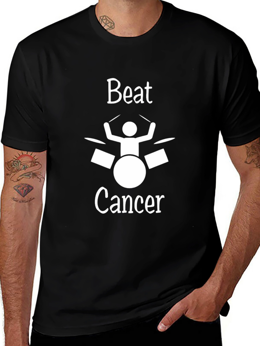 Beat Cancer Drum T-Shirt