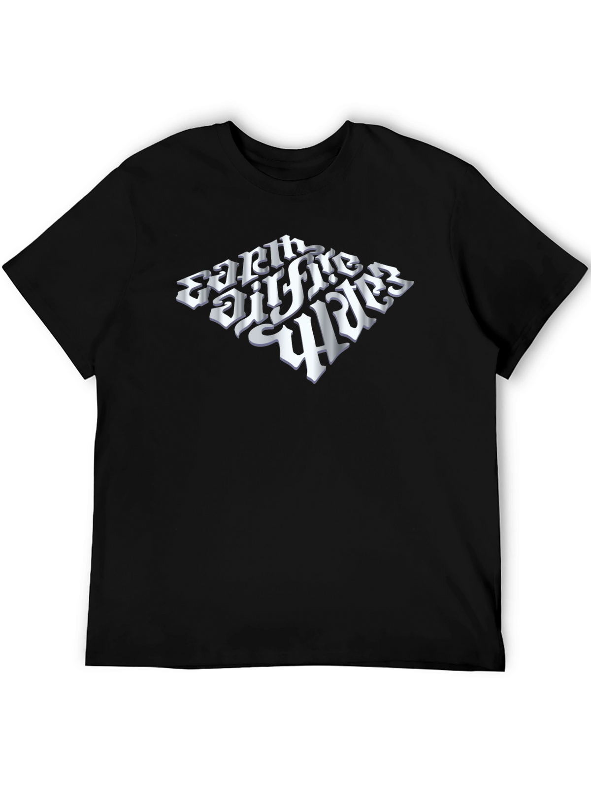 Earth Fire & Wind Black Graphic Tee