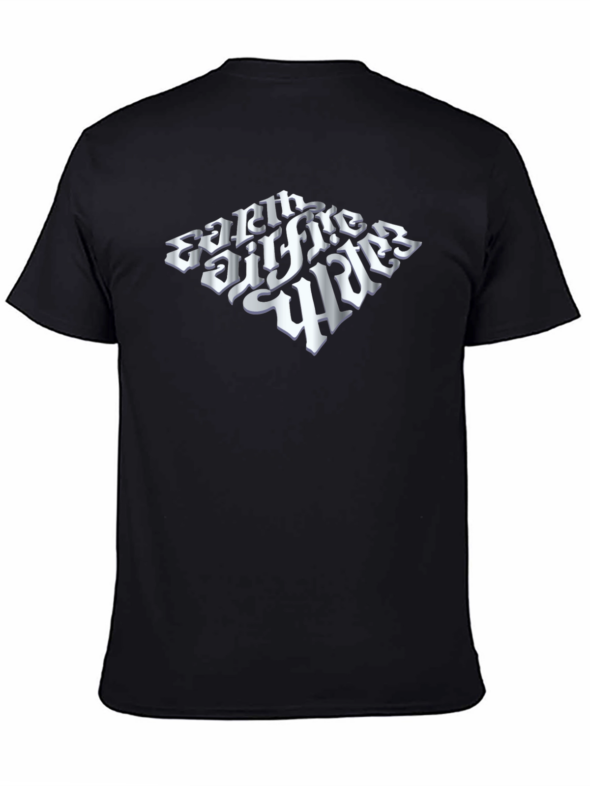 Earth Fire & Wind Black Graphic Tee