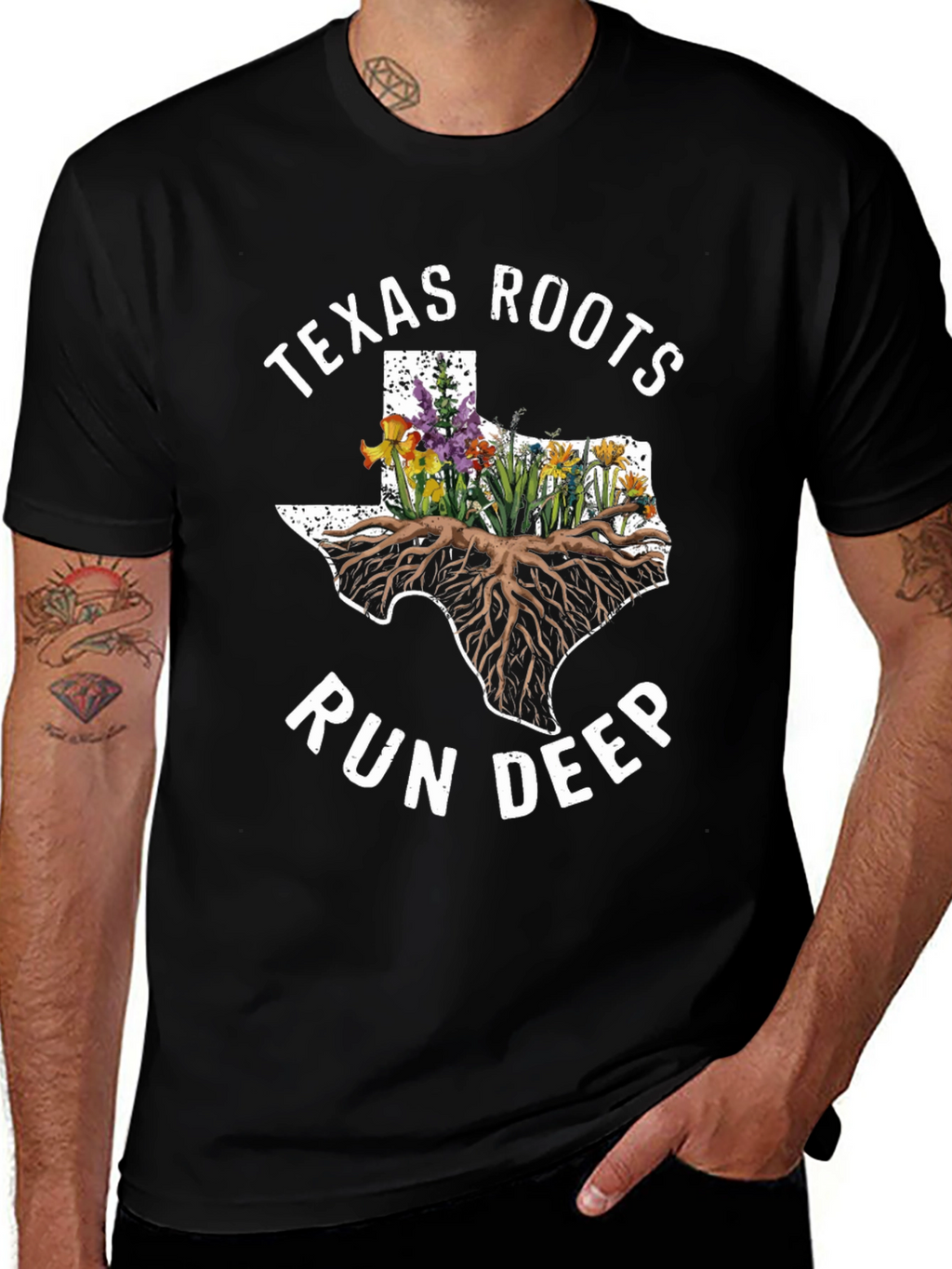 Texas Roots Run Deep T-Shirt
