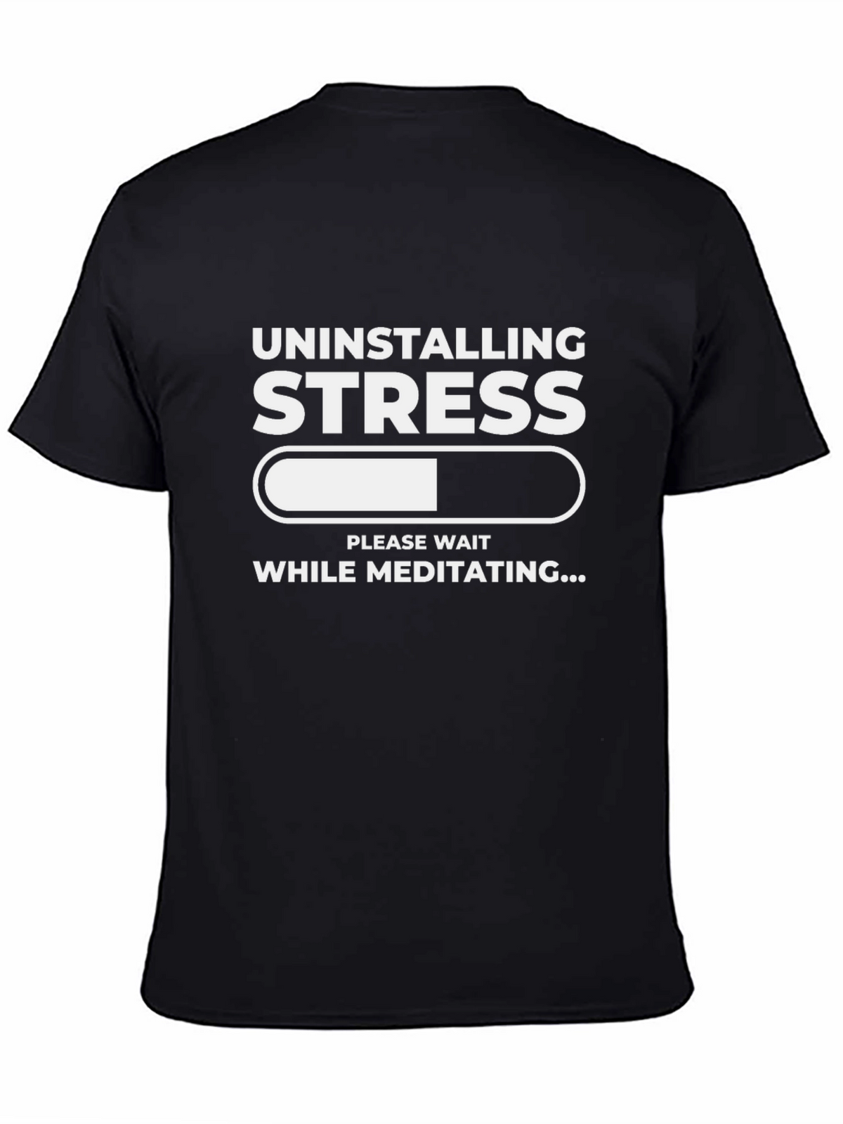 Uninstalling Stress Meditating T-Shirt