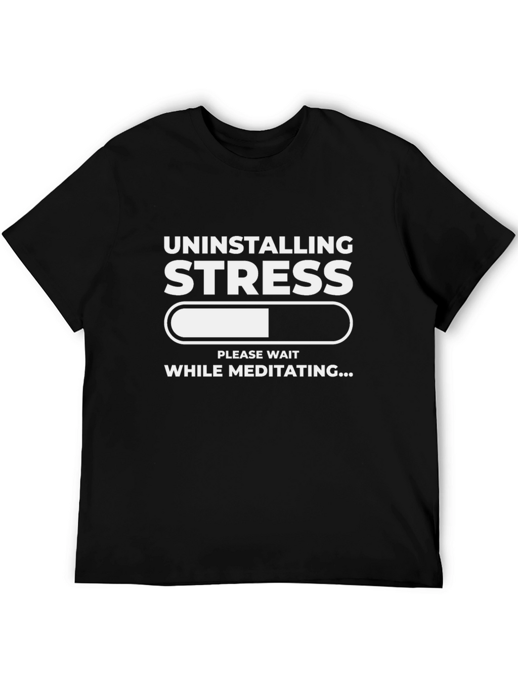 Uninstalling Stress Meditating T-Shirt