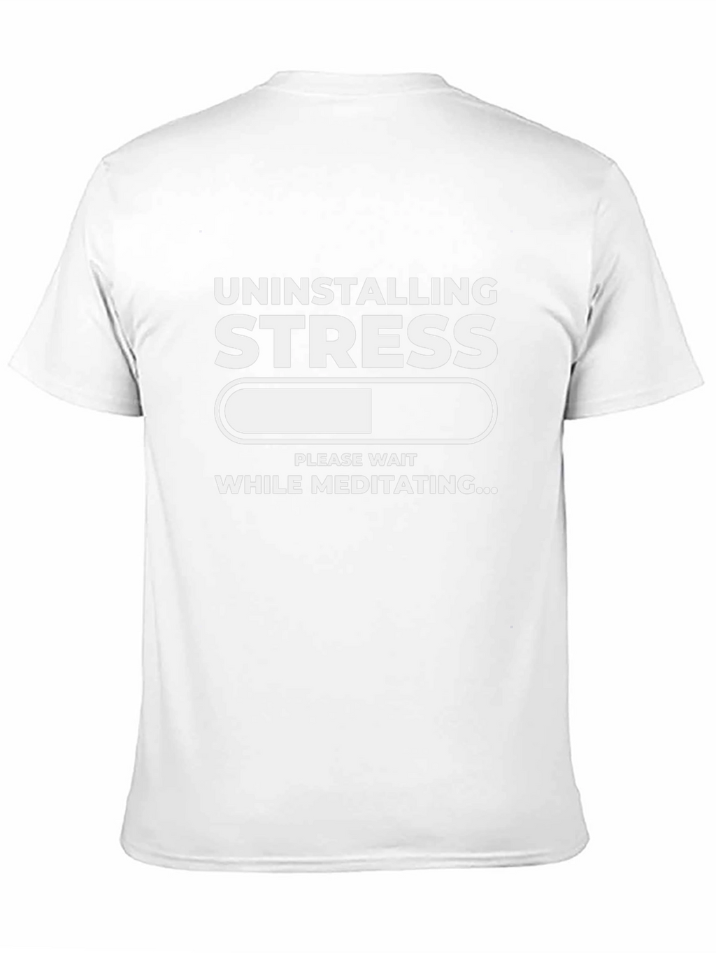 Uninstalling Stress Meditating T-Shirt