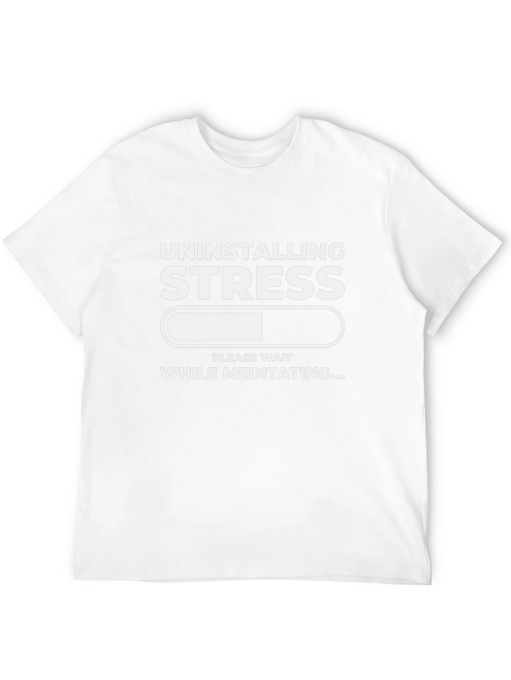Uninstalling Stress Meditating T-Shirt