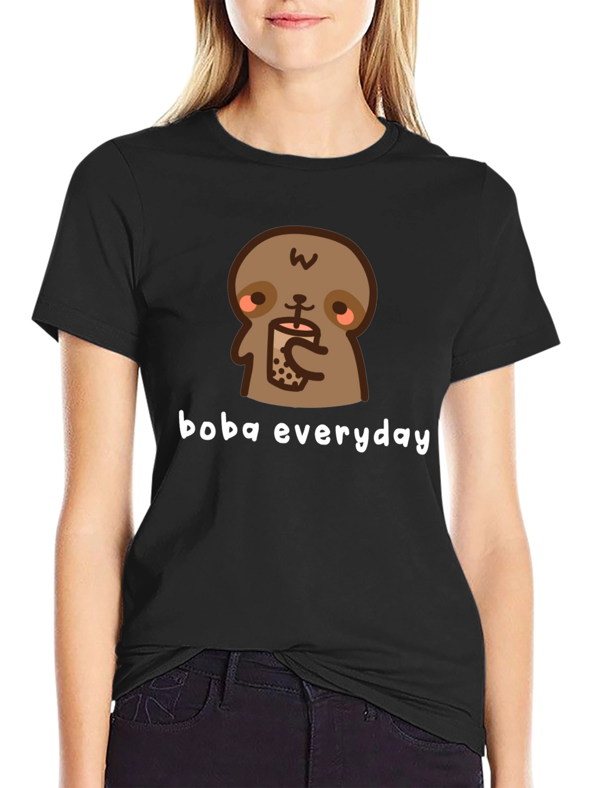 Sloth Boba Everyday T-Shirt