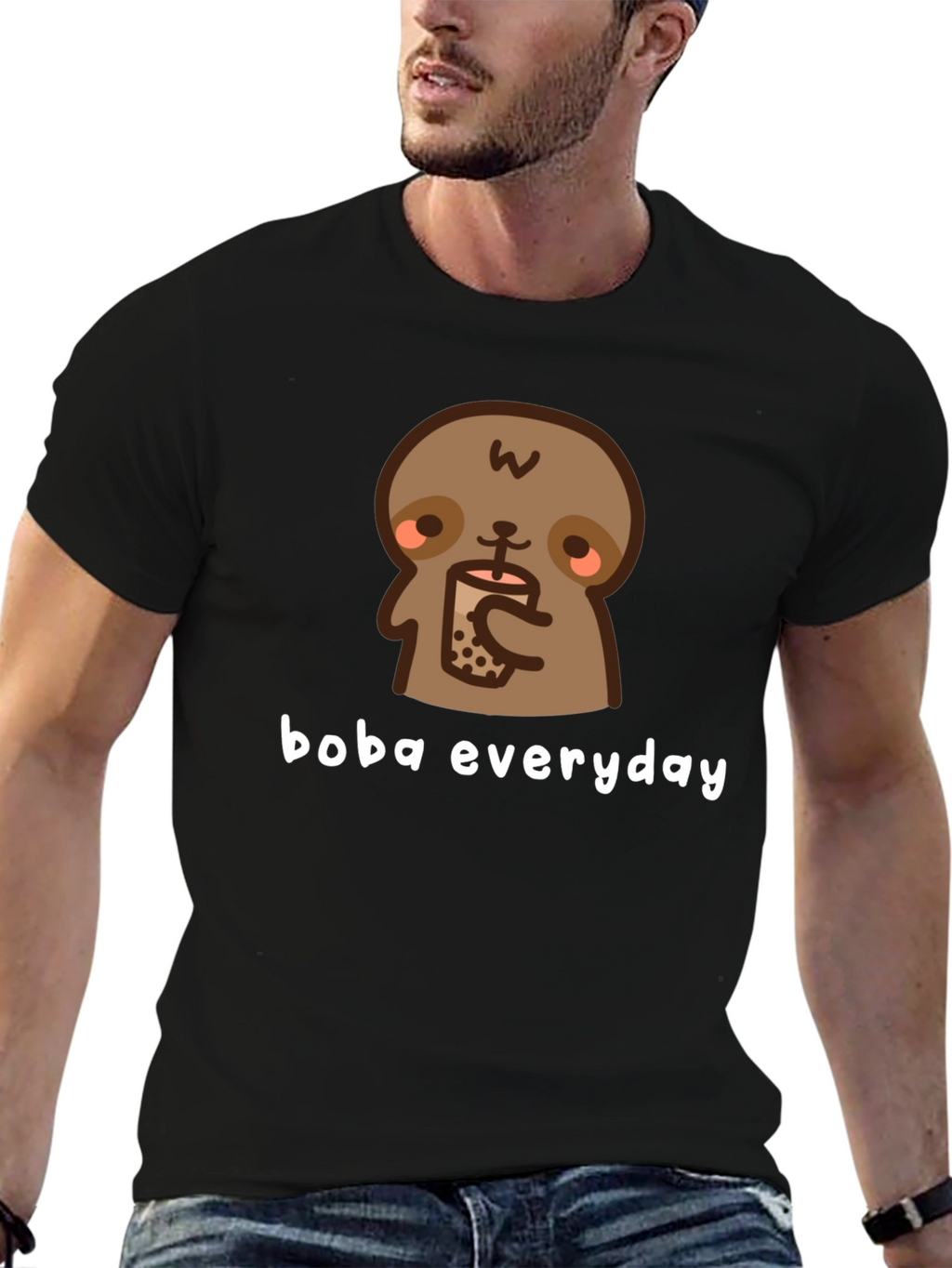 Sloth Boba Everyday T-Shirt