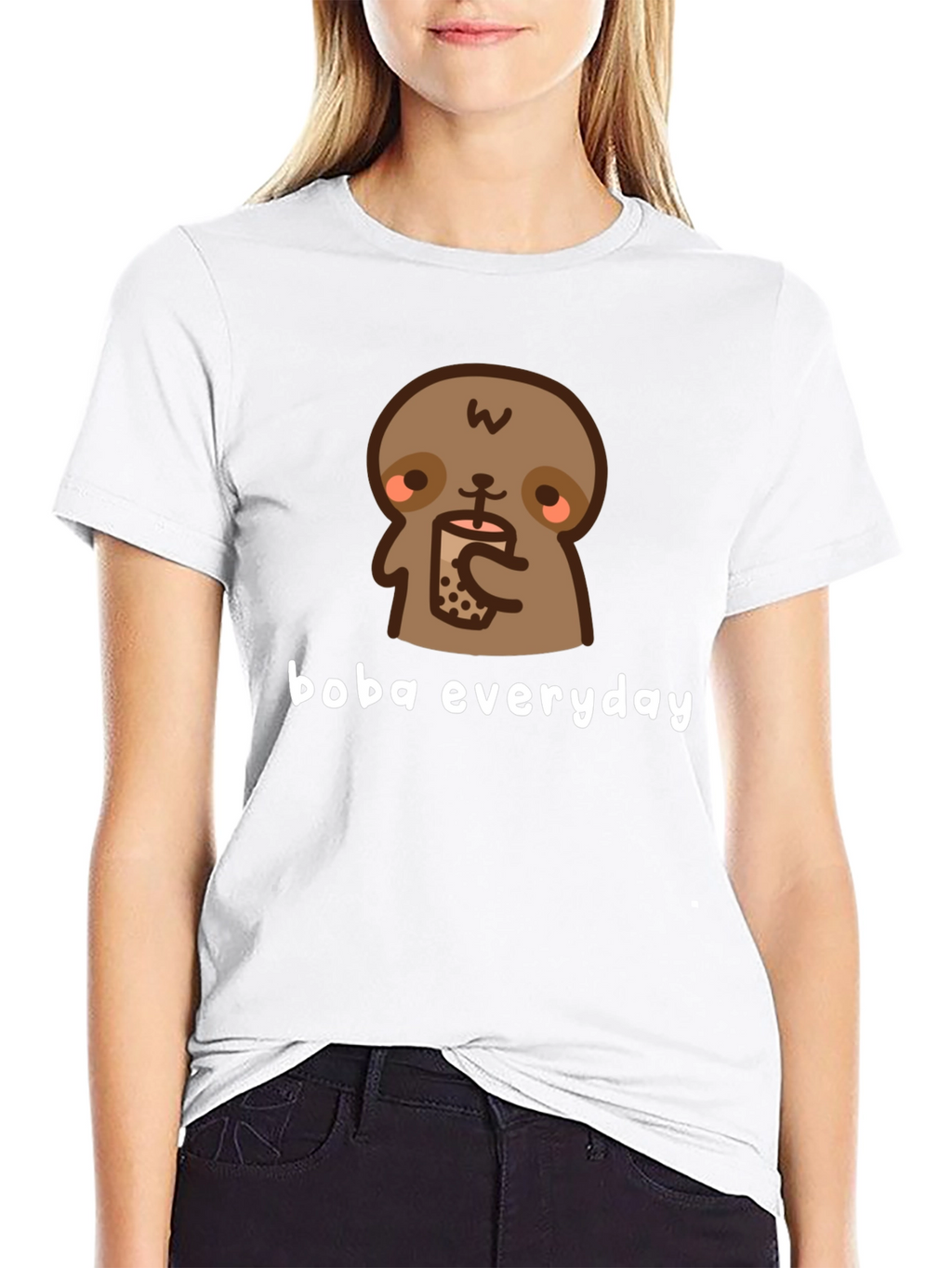 Sloth Boba Everyday T-Shirt