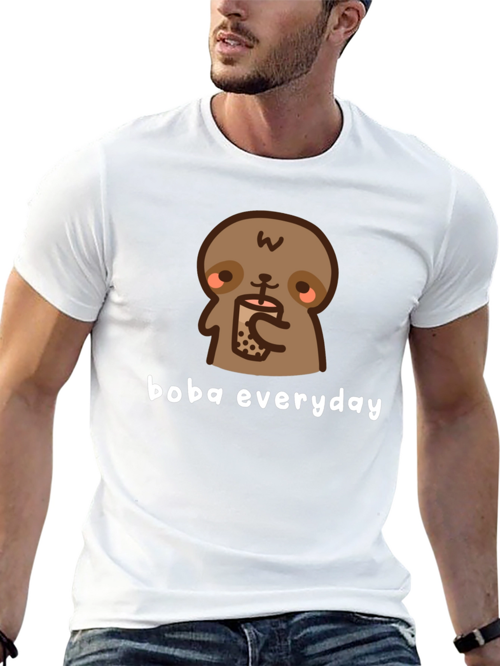 Sloth Boba Everyday T-Shirt