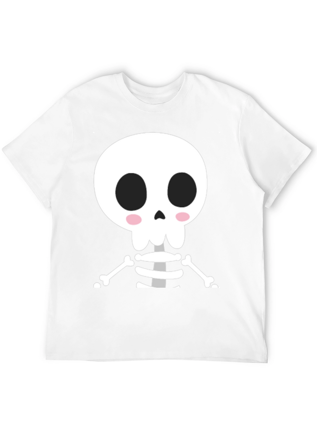 Cute Cartoon Skeleton Halloween T-Shirt