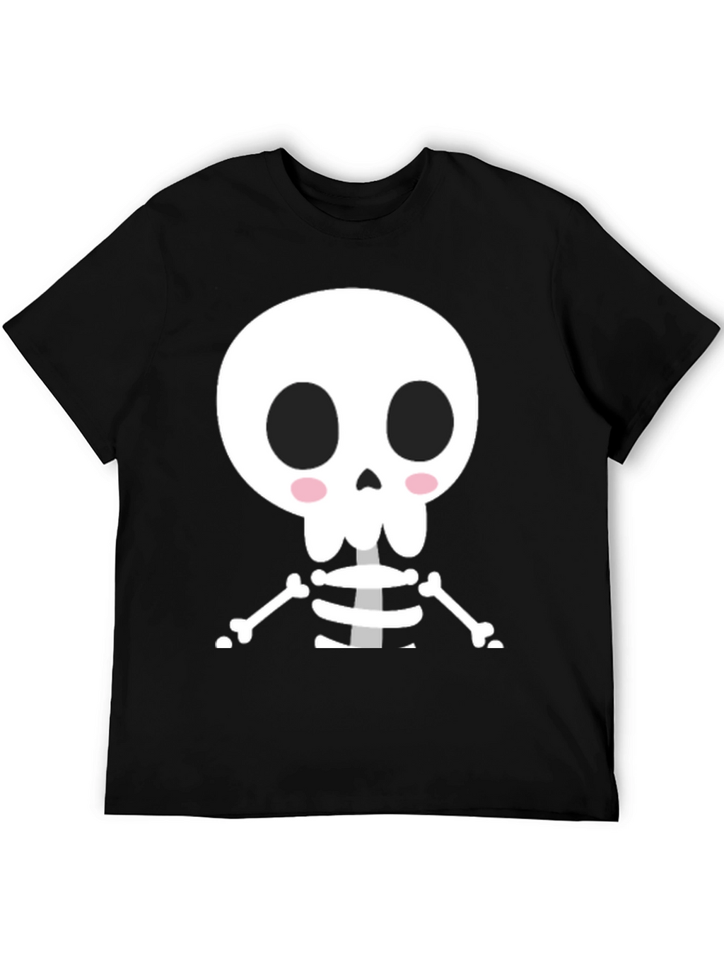 Cute Cartoon Skeleton Halloween T-Shirt