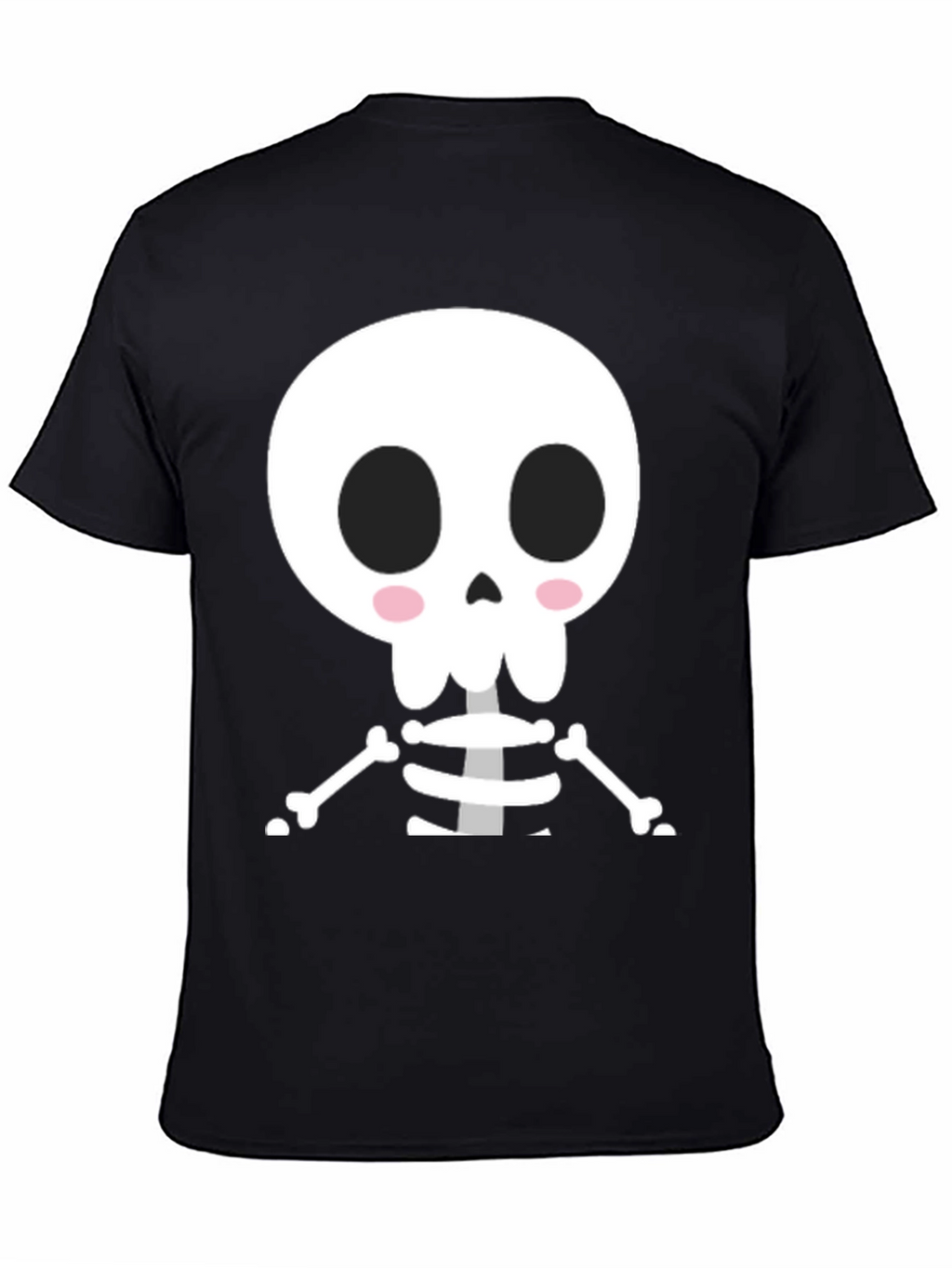 Cute Cartoon Skeleton Halloween T-Shirt