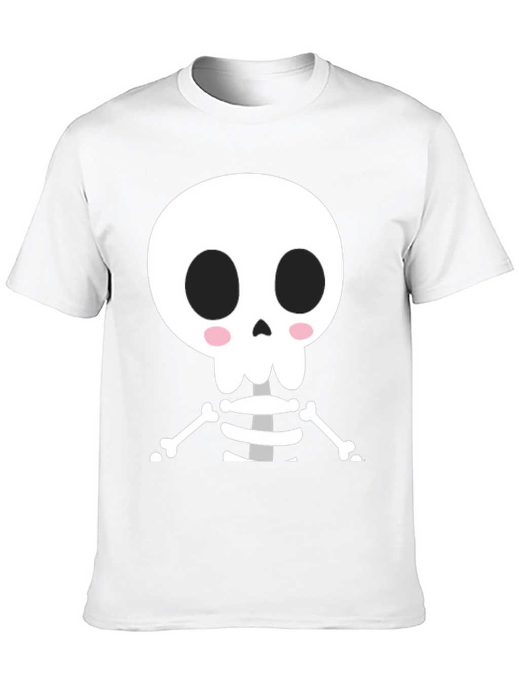 Cute Cartoon Skeleton Halloween T-Shirt