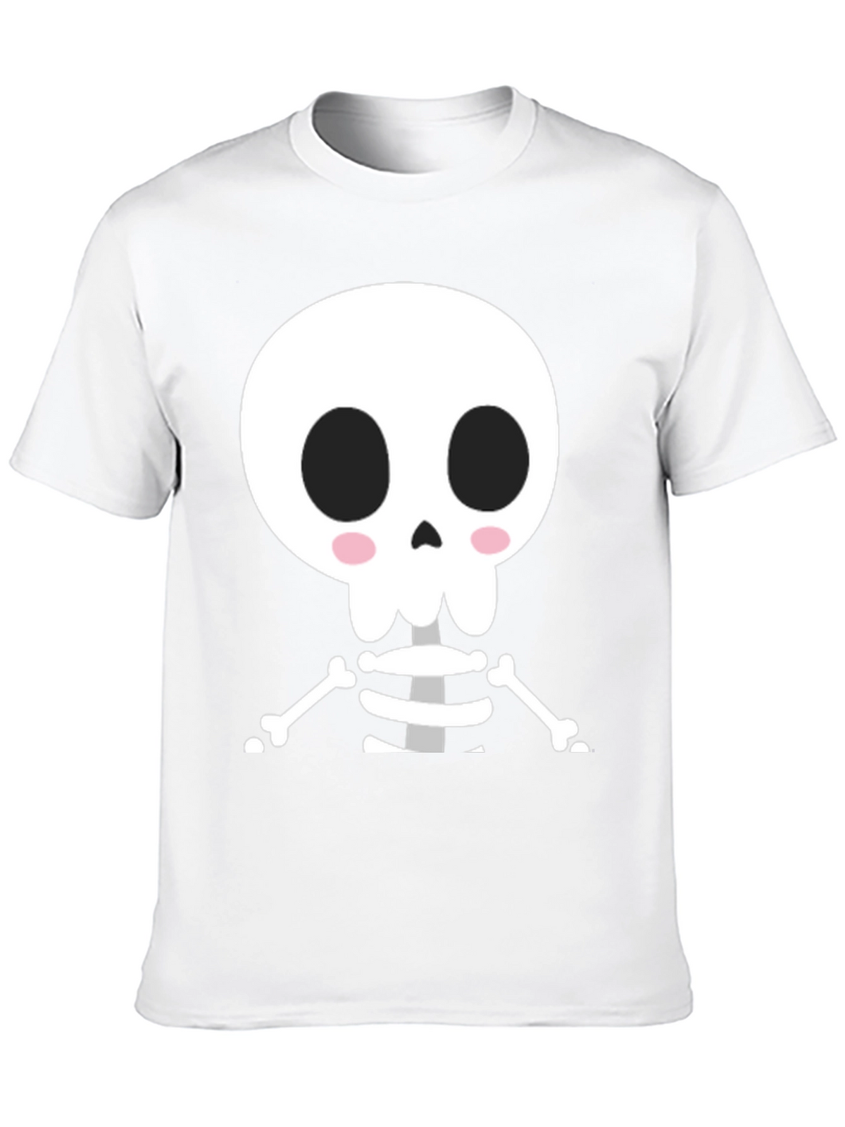 Cute Cartoon Skeleton Halloween T-Shirt