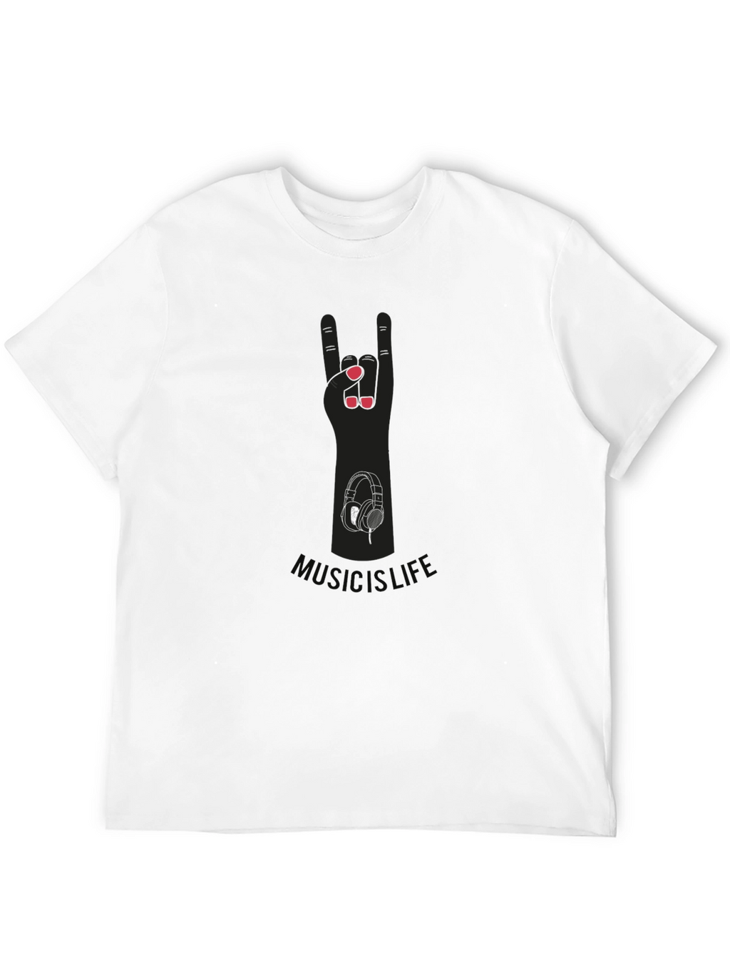 Music is Life Graphic Tee