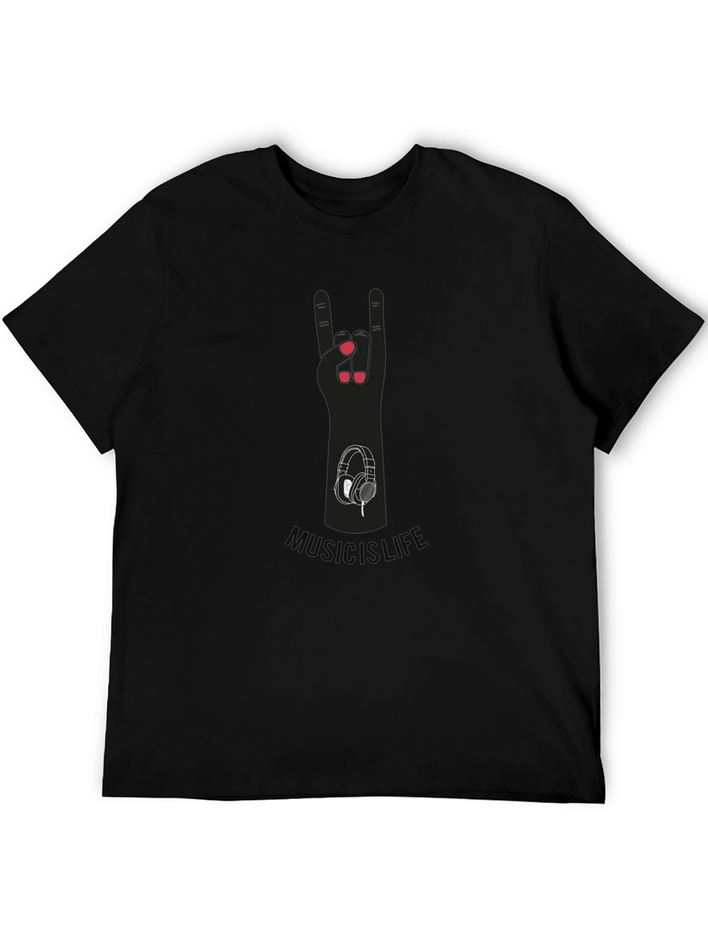 Music is Life Graphic Tee