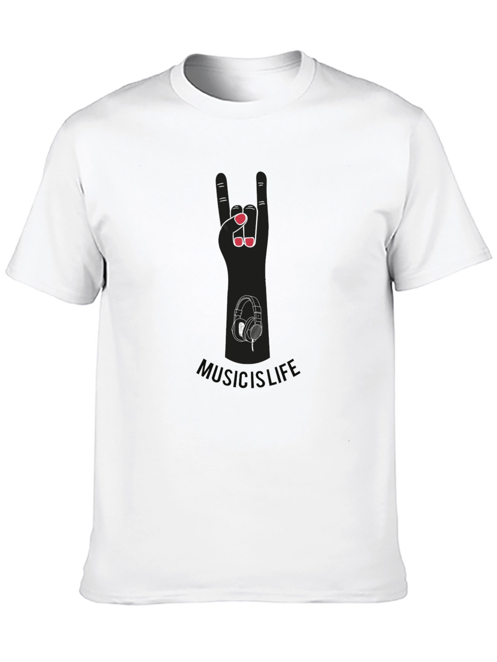 Music is Life Graphic Tee