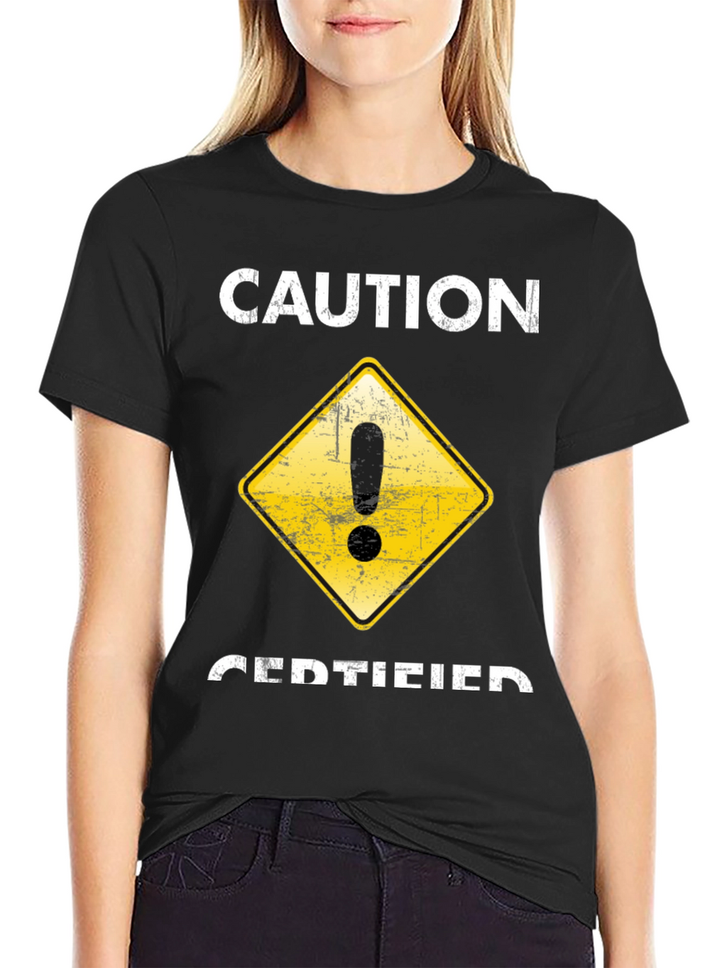 Caution Certified T-Shirt - Funny Graphic Tee