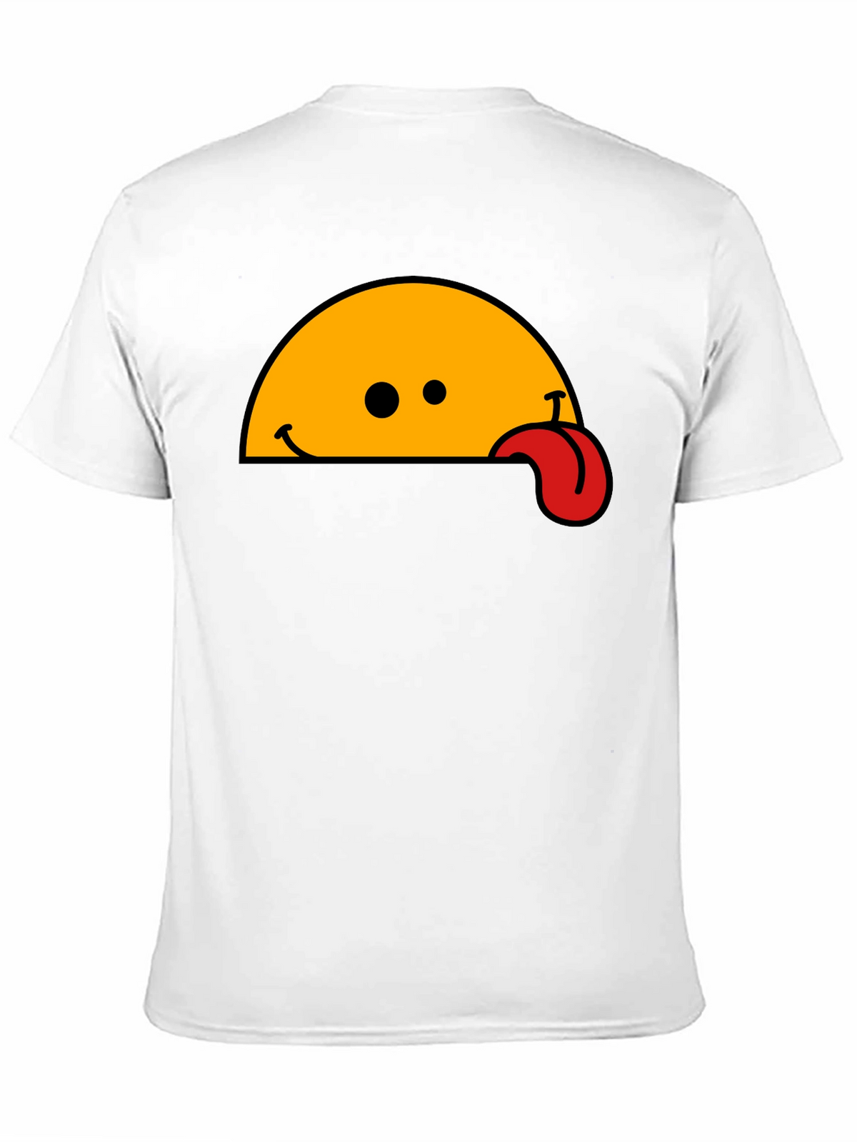 Wacky Tongue T-Shirt - Black Cotton Blend