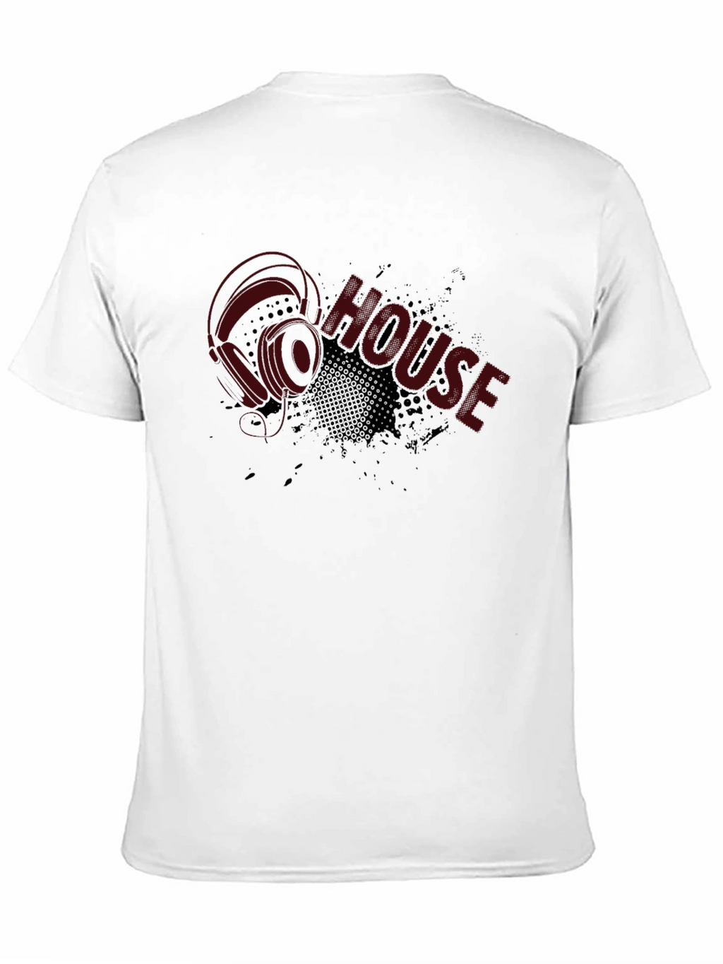 House Music Graphic T-Shirt - Black