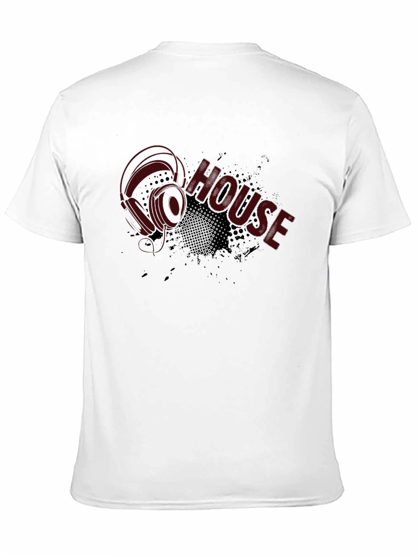 House Music Graphic T-Shirt - Black