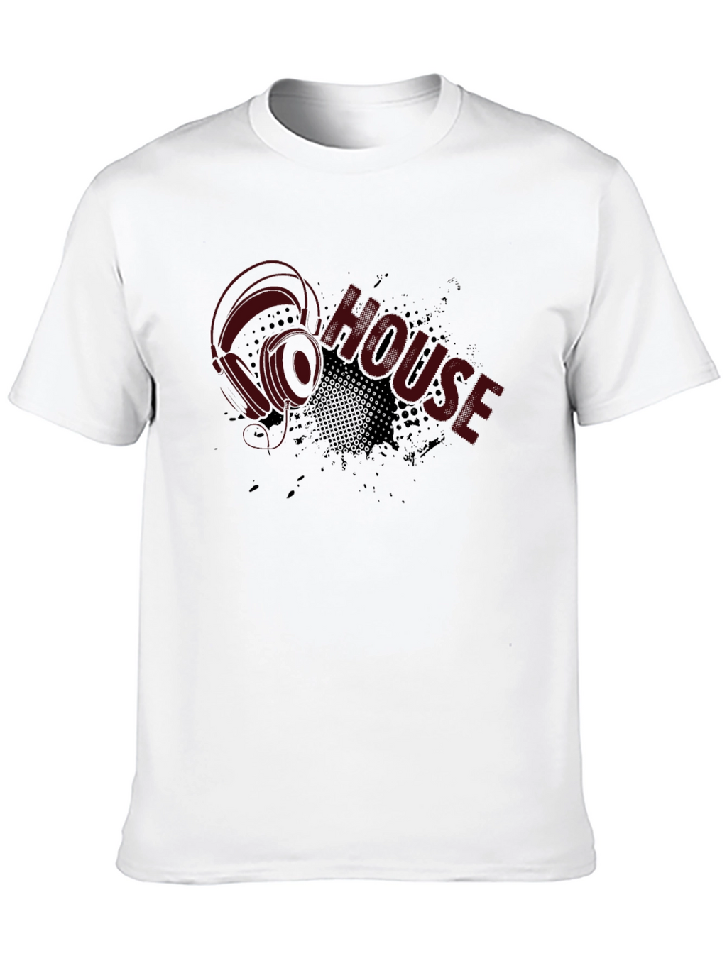 House Music Graphic T-Shirt - Black