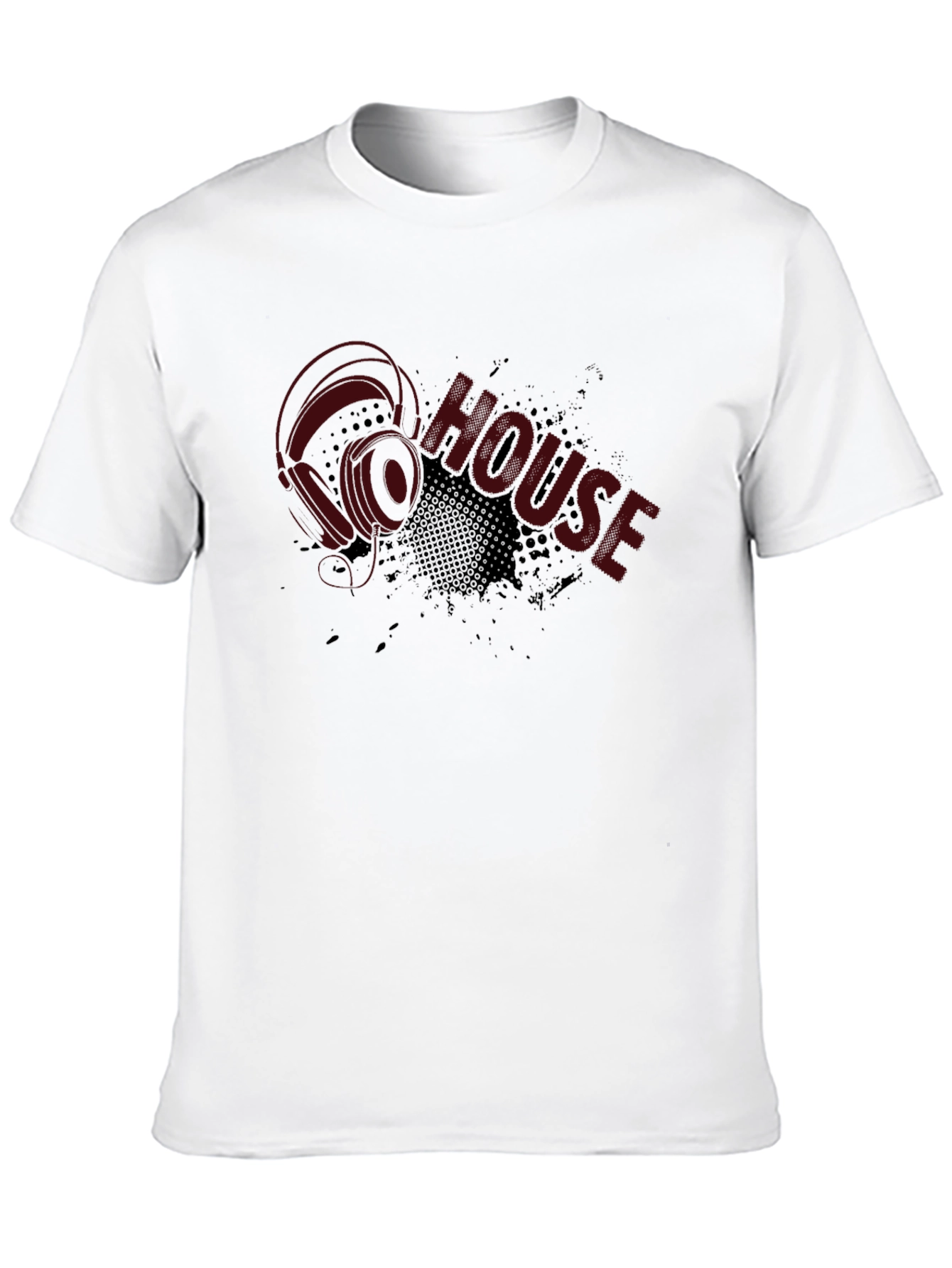 House Music Graphic T-Shirt - Black