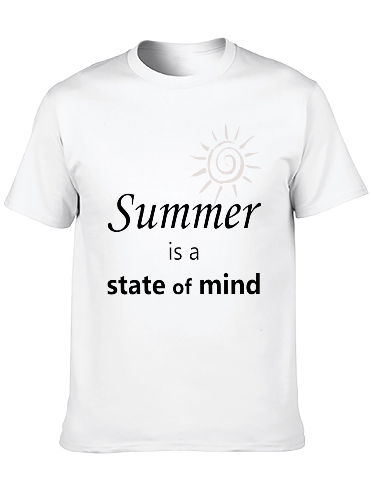 Summer State of Mind Black Graphic Tee