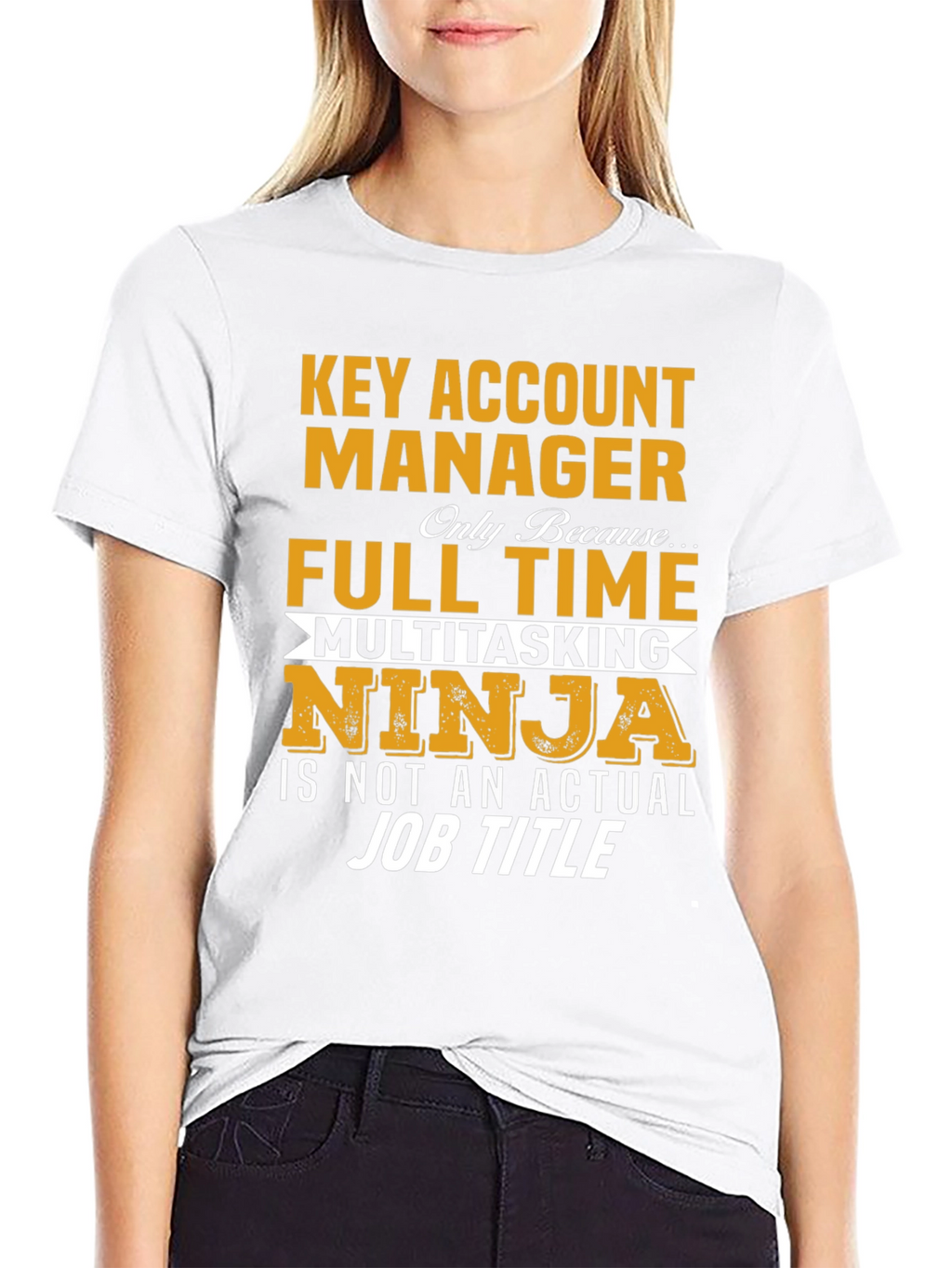 Key Account Manager Ninja Job Title Graphic Tee