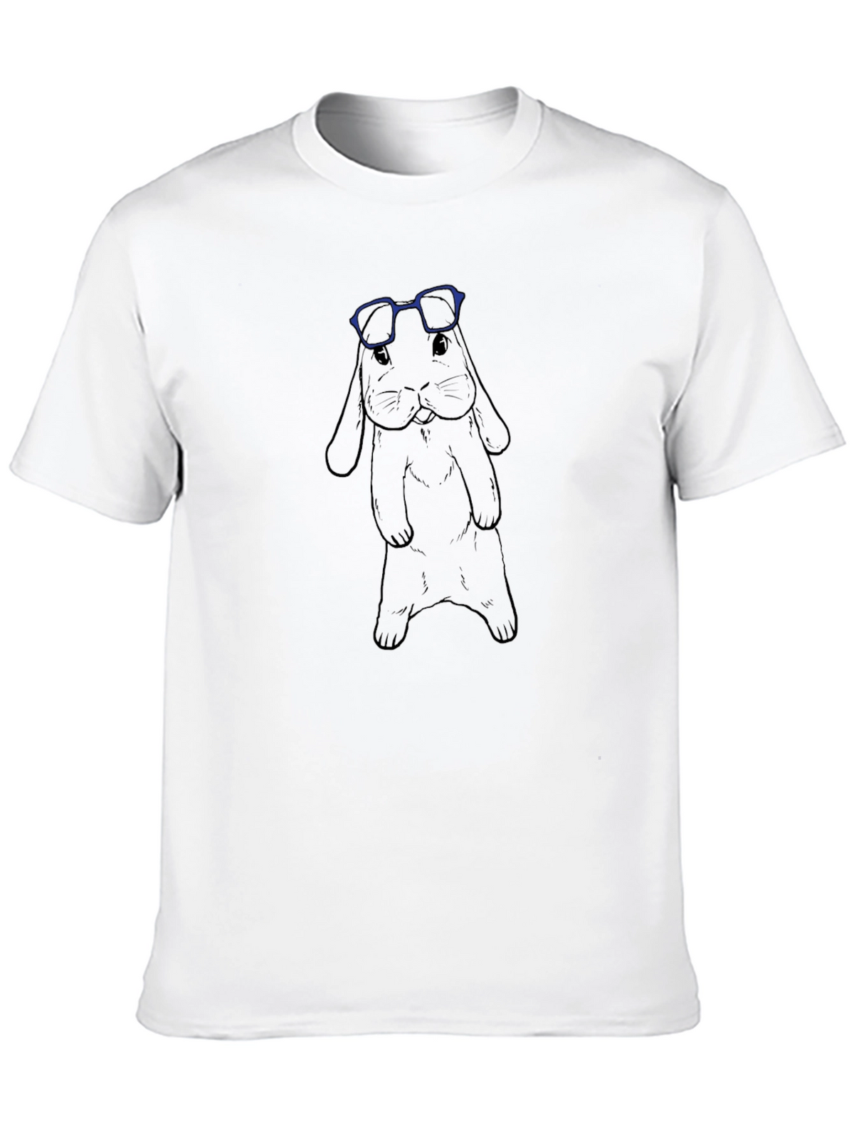 Cool Rabbit Graphic T-Shirt - Black