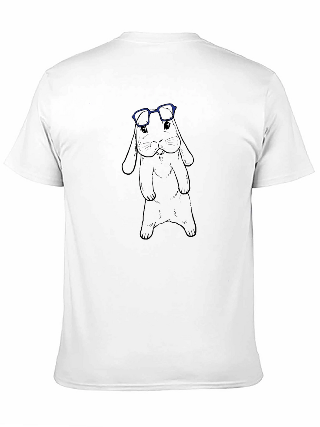 Cool Rabbit Graphic T-Shirt - Black